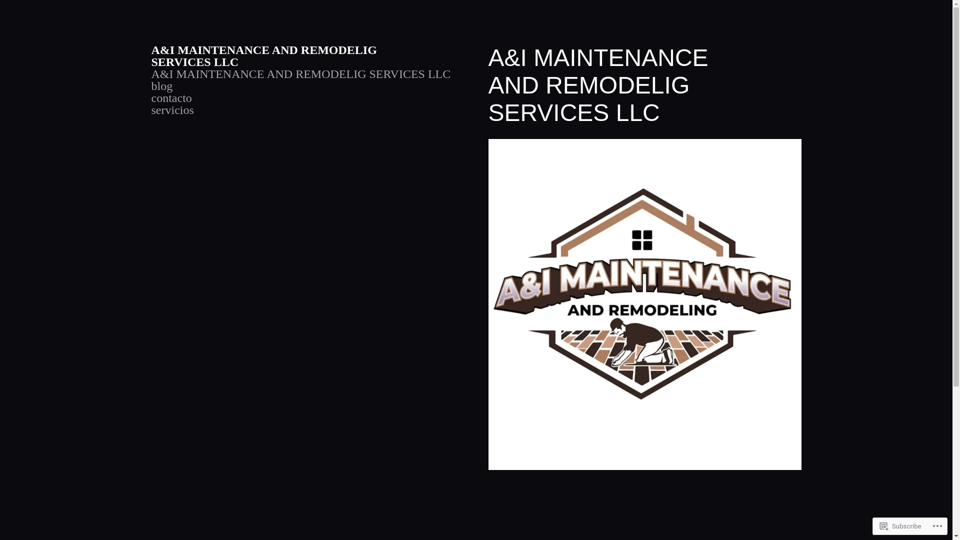 website screenshot of https://aimaintenanceyremodelingservices.llc/