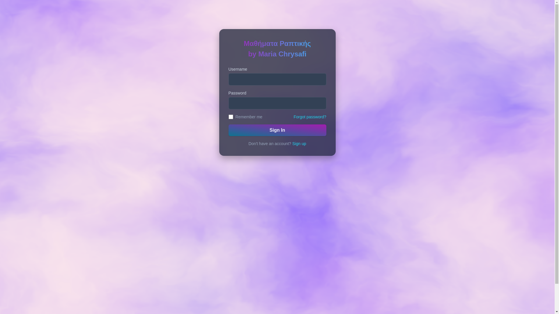 website screenshot of https://mariachrysafi.gr/