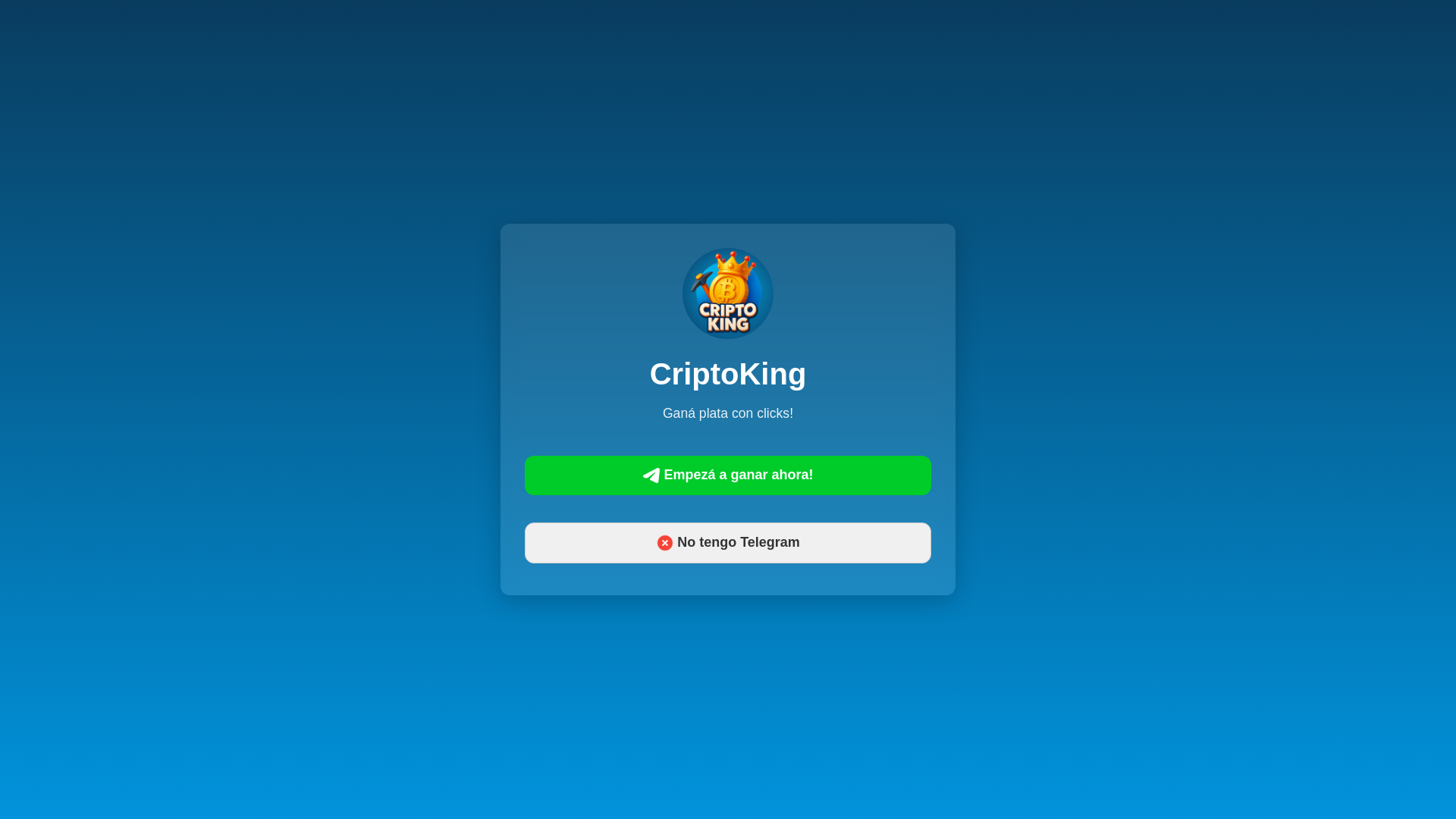 website screenshot of https://criptoking.pages.dev/