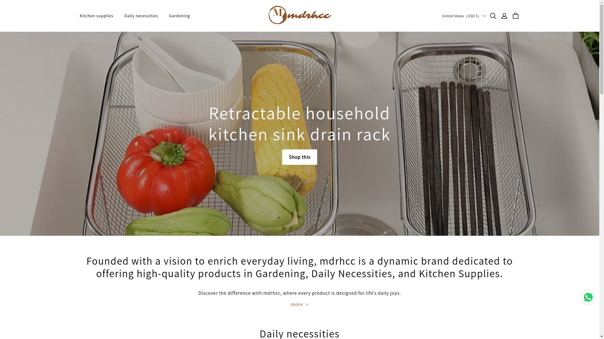 website screenshot of https://mdrhcc.com/