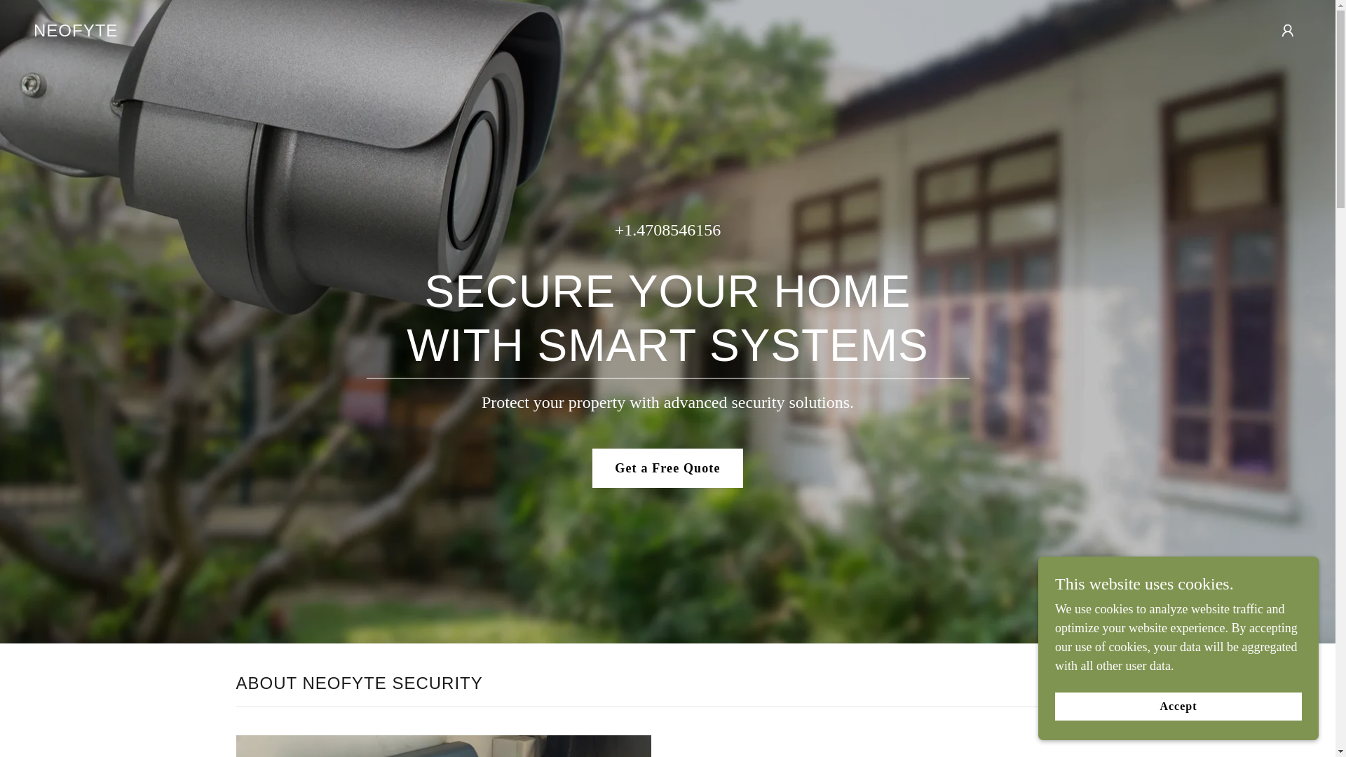 website screenshot of https://neofyte.org/