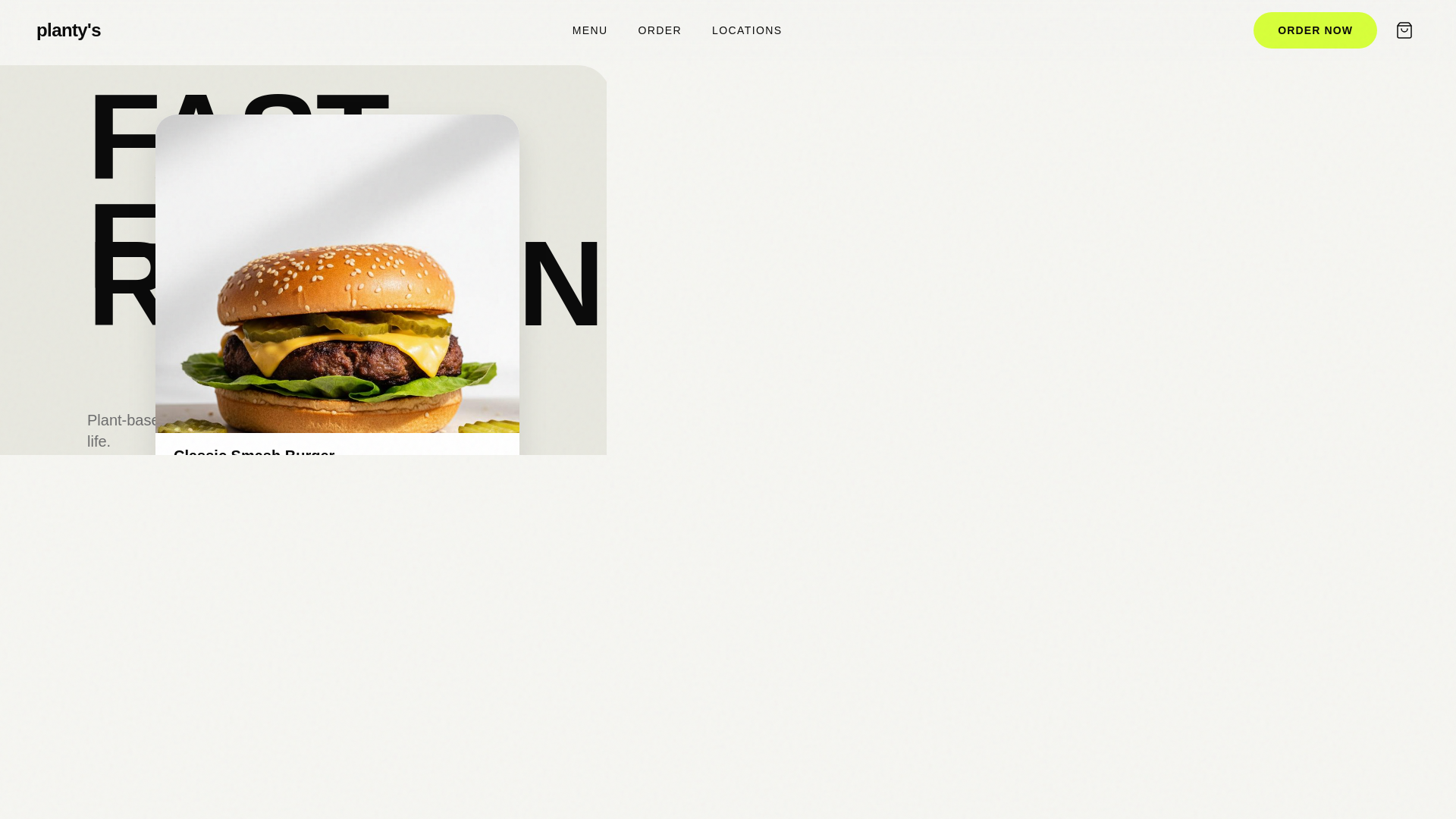 website screenshot of https://eatplantys.com