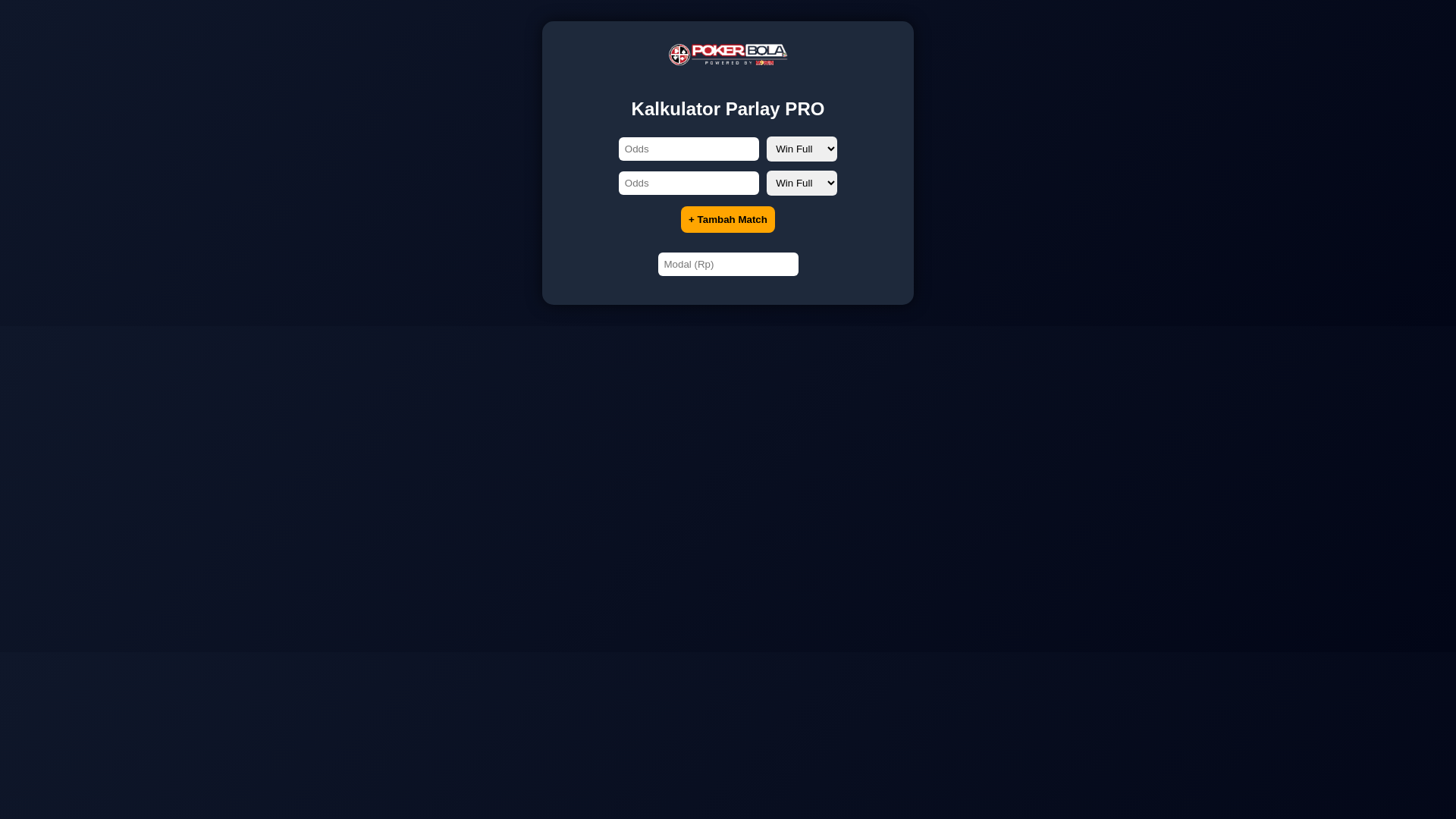 website screenshot of https://hitungodds.pages.dev/