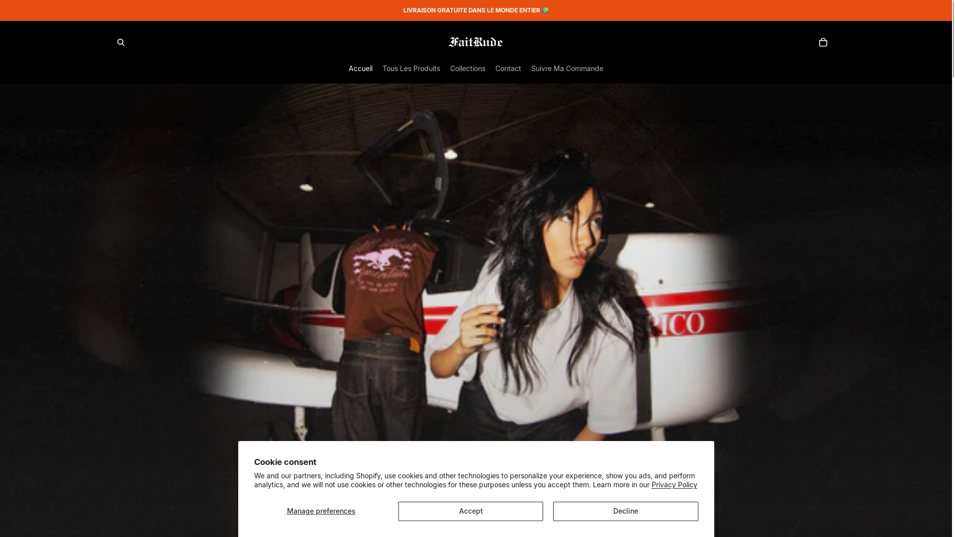 website screenshot of https://faitrude.com/