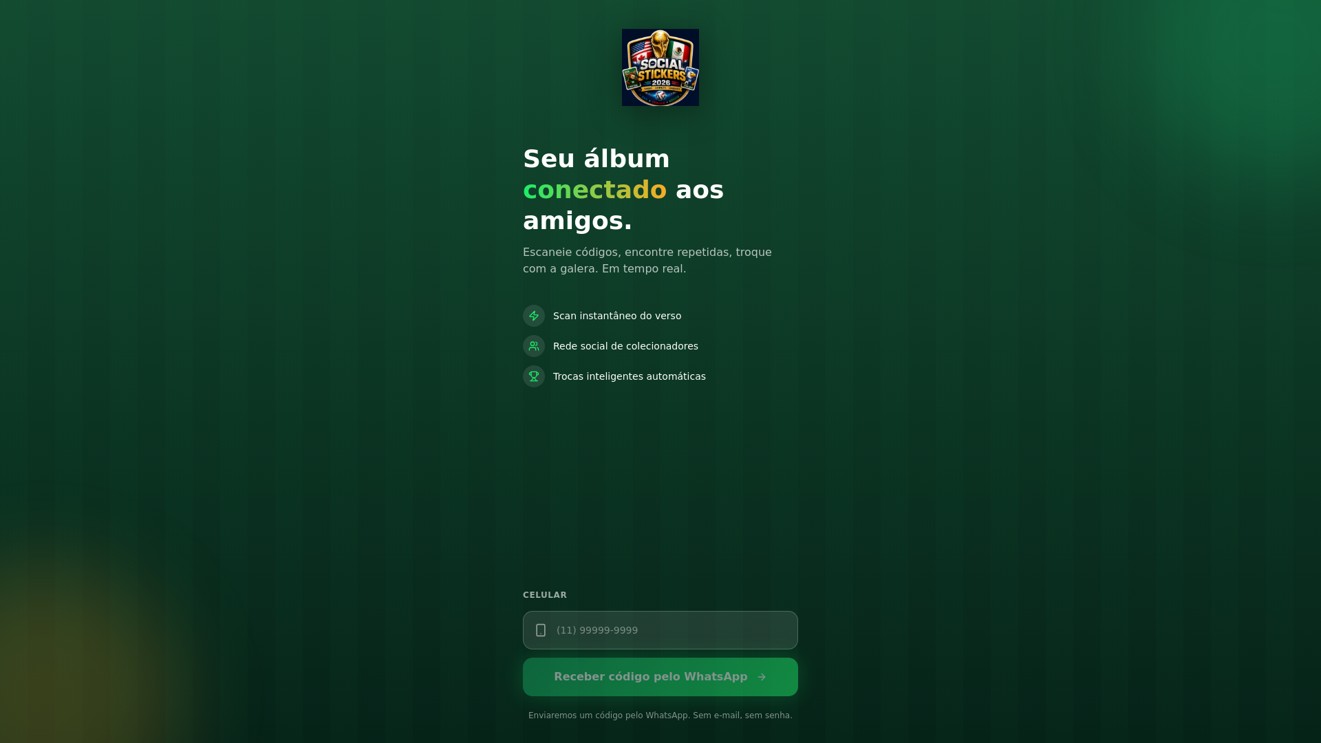 website screenshot of https://socialstickers.com.br/