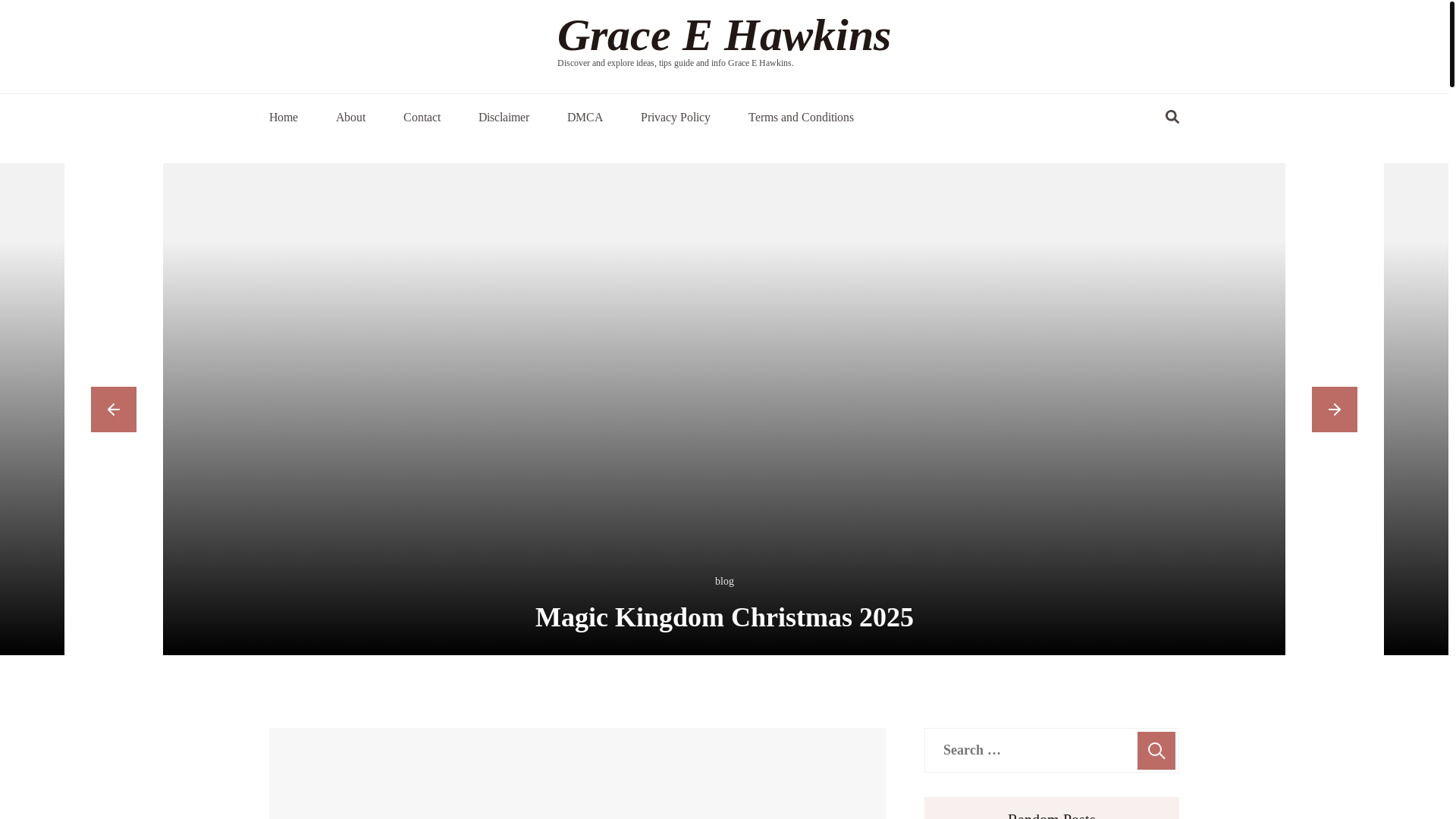 website screenshot of https://graceehawkins.pages.dev/