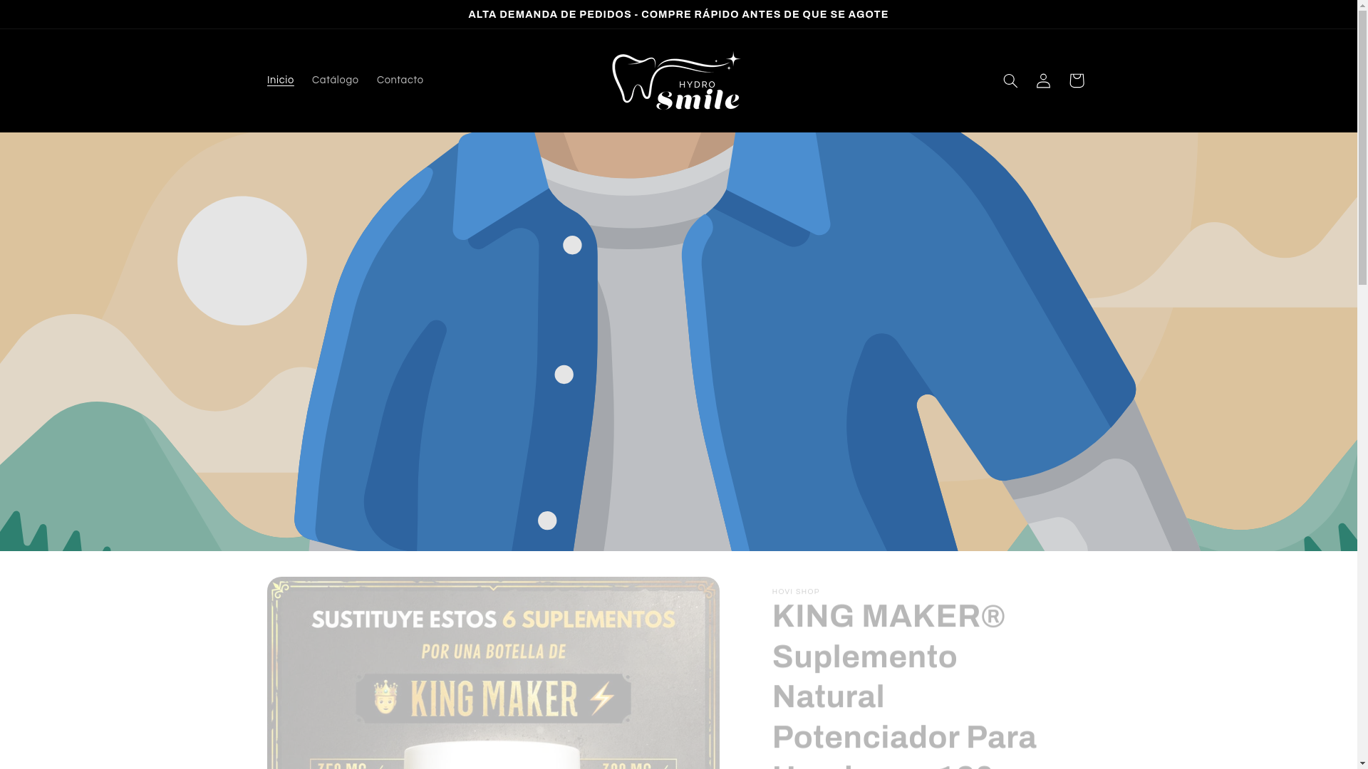website screenshot of https://hovimarket.com/