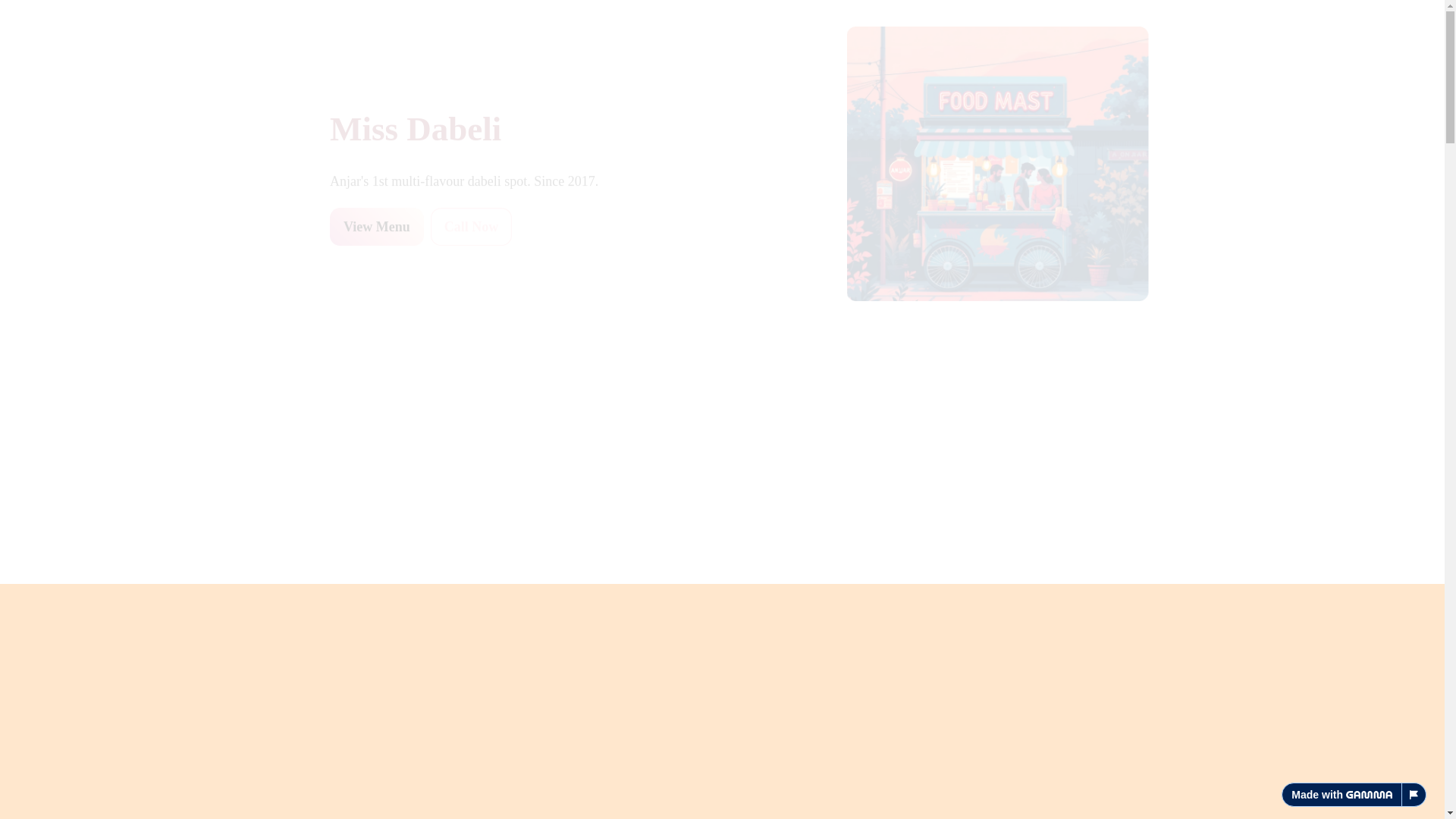 website screenshot of https://missdabeli.com/