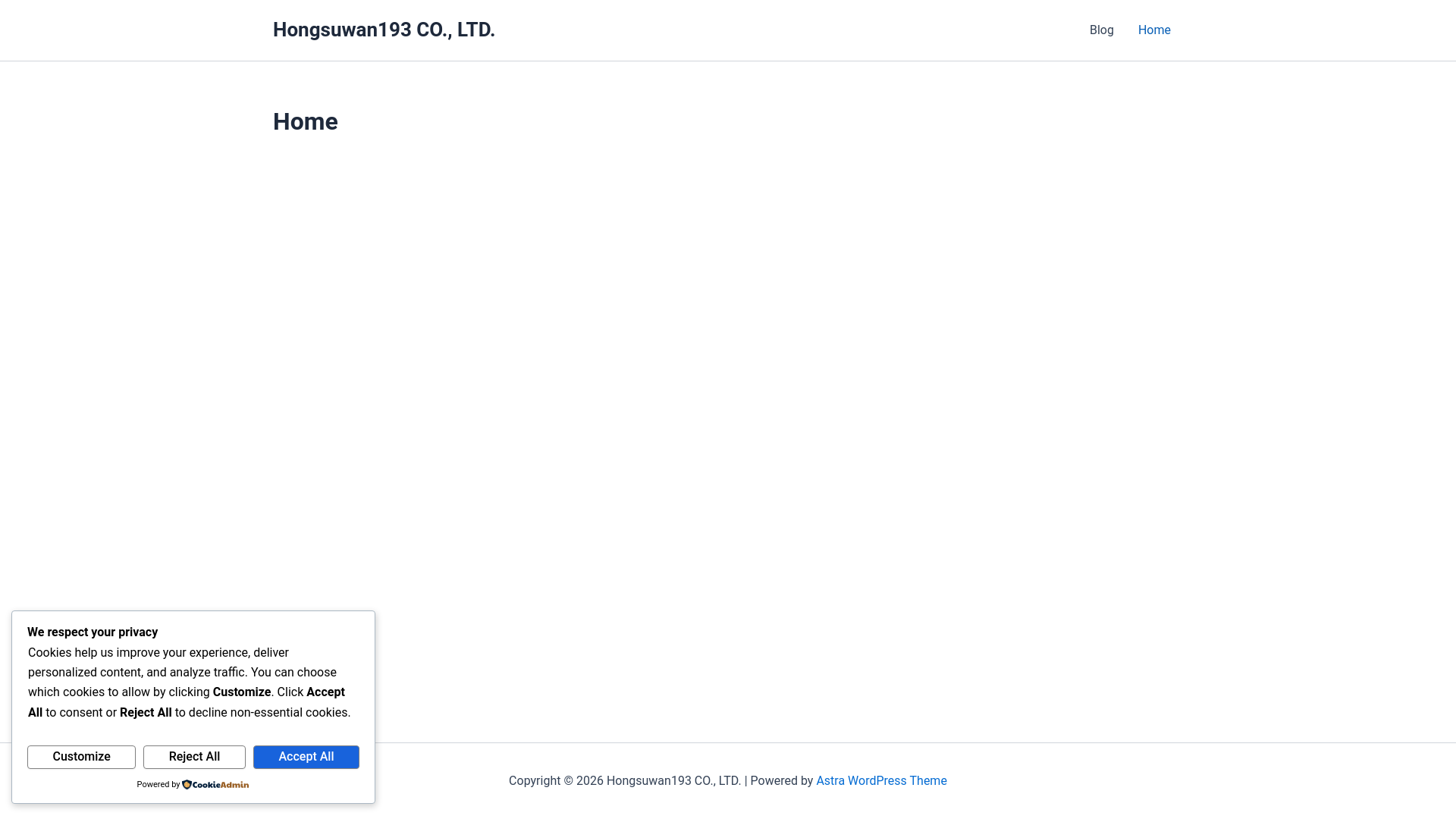 website screenshot of https://hongsuwan193.co.th/