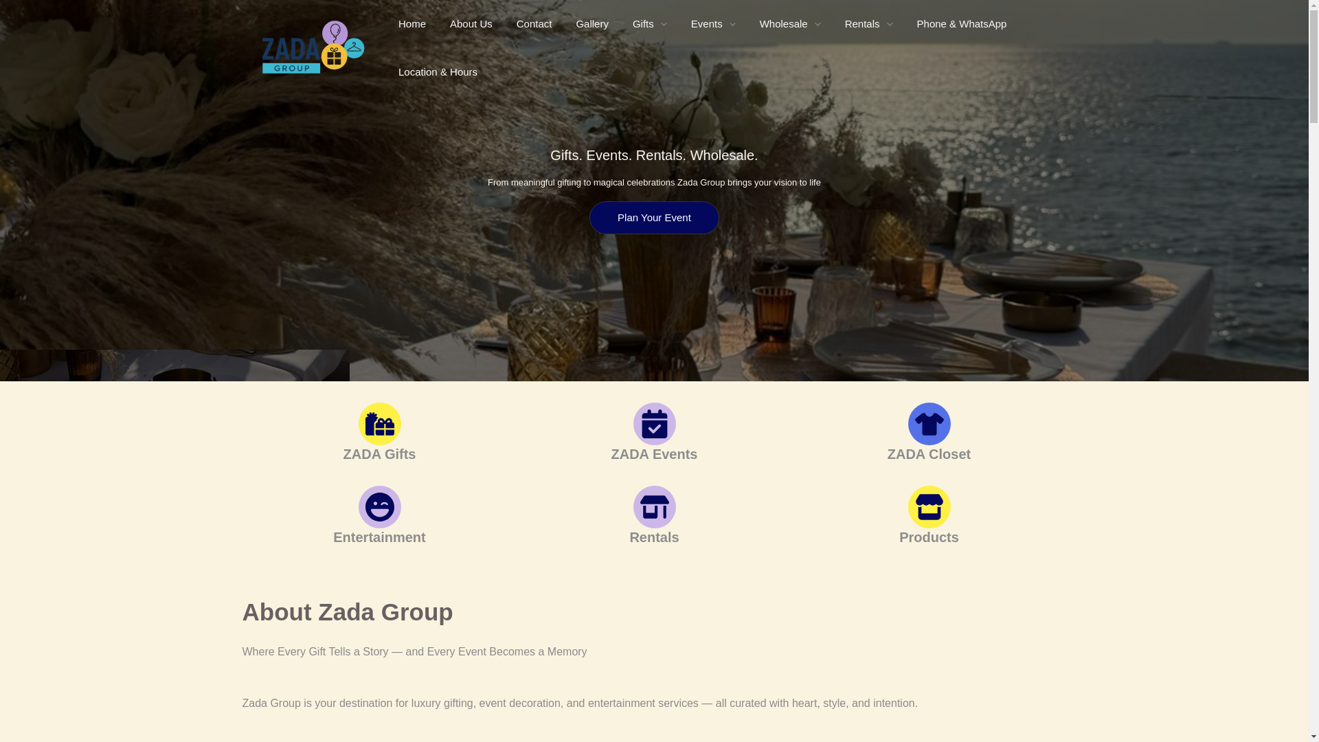 website screenshot of https://zadagroup-lb.com/