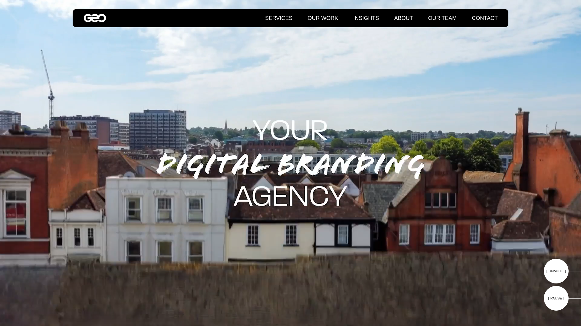 website screenshot of https://geobrandcreative.com/