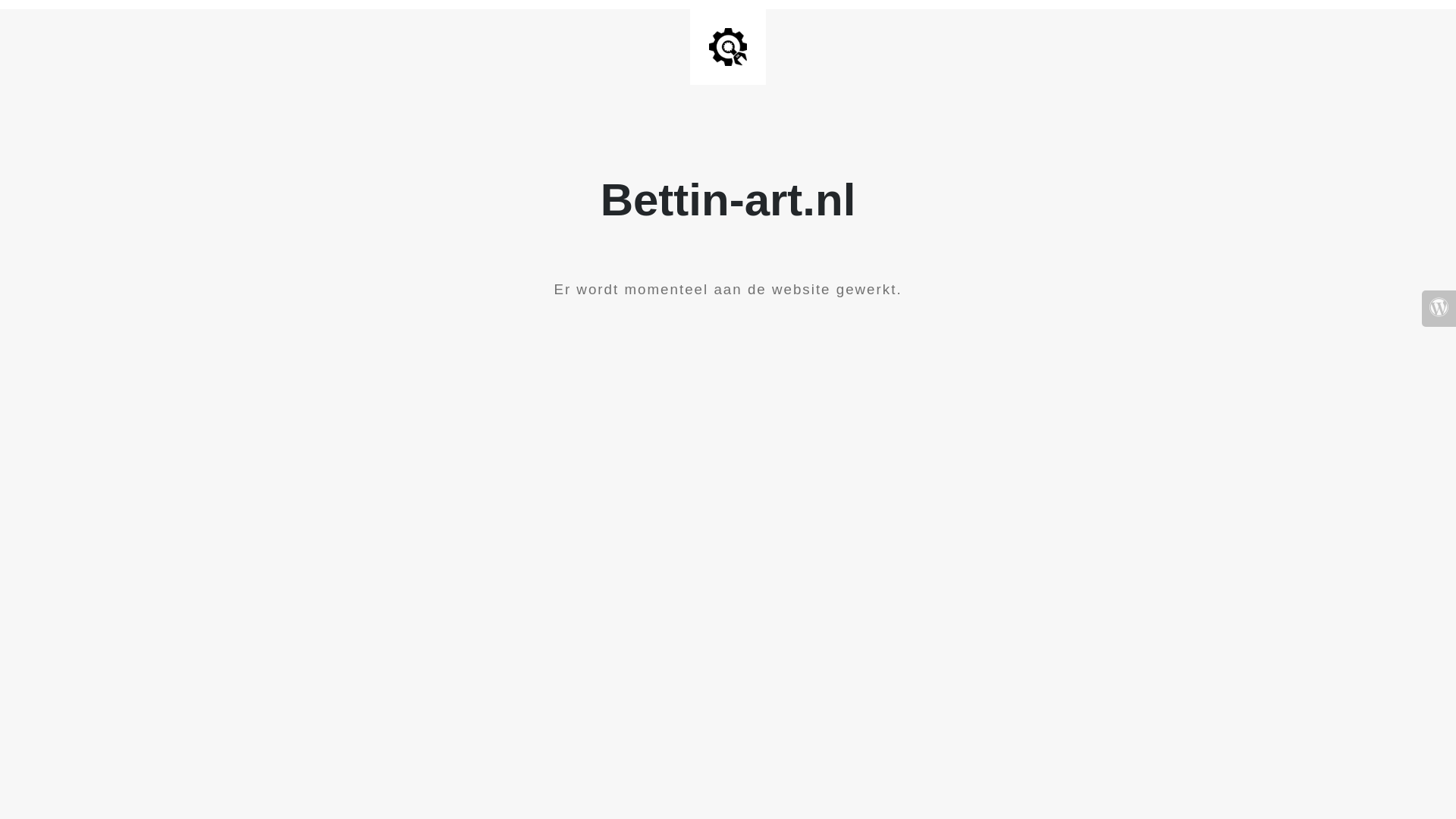 website screenshot of https://bettin-art.nl