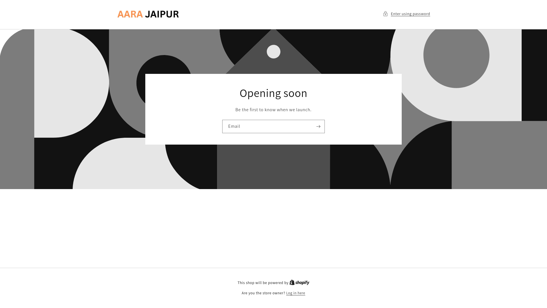 website screenshot of https://aarajaipur.com/
