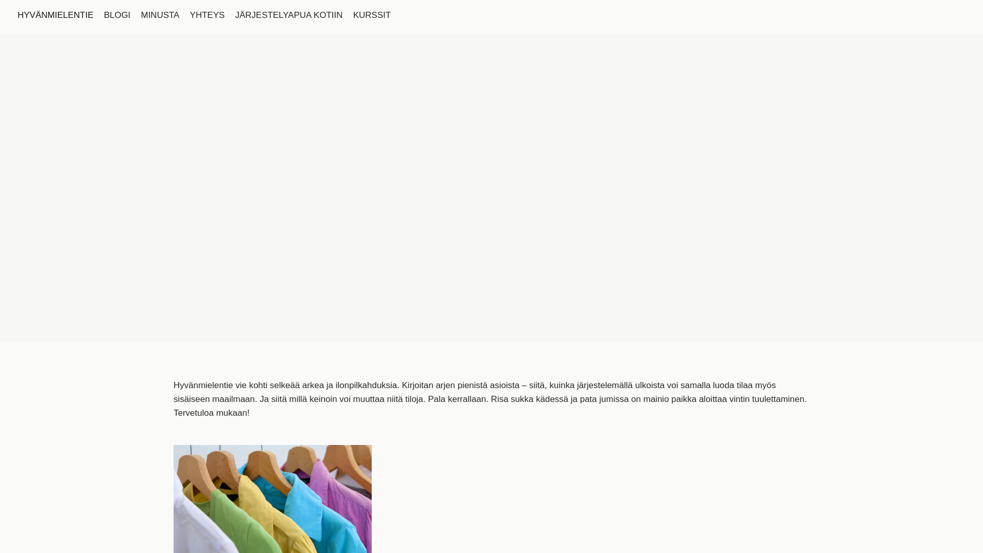 website screenshot of https://hyvanmielentie.fi