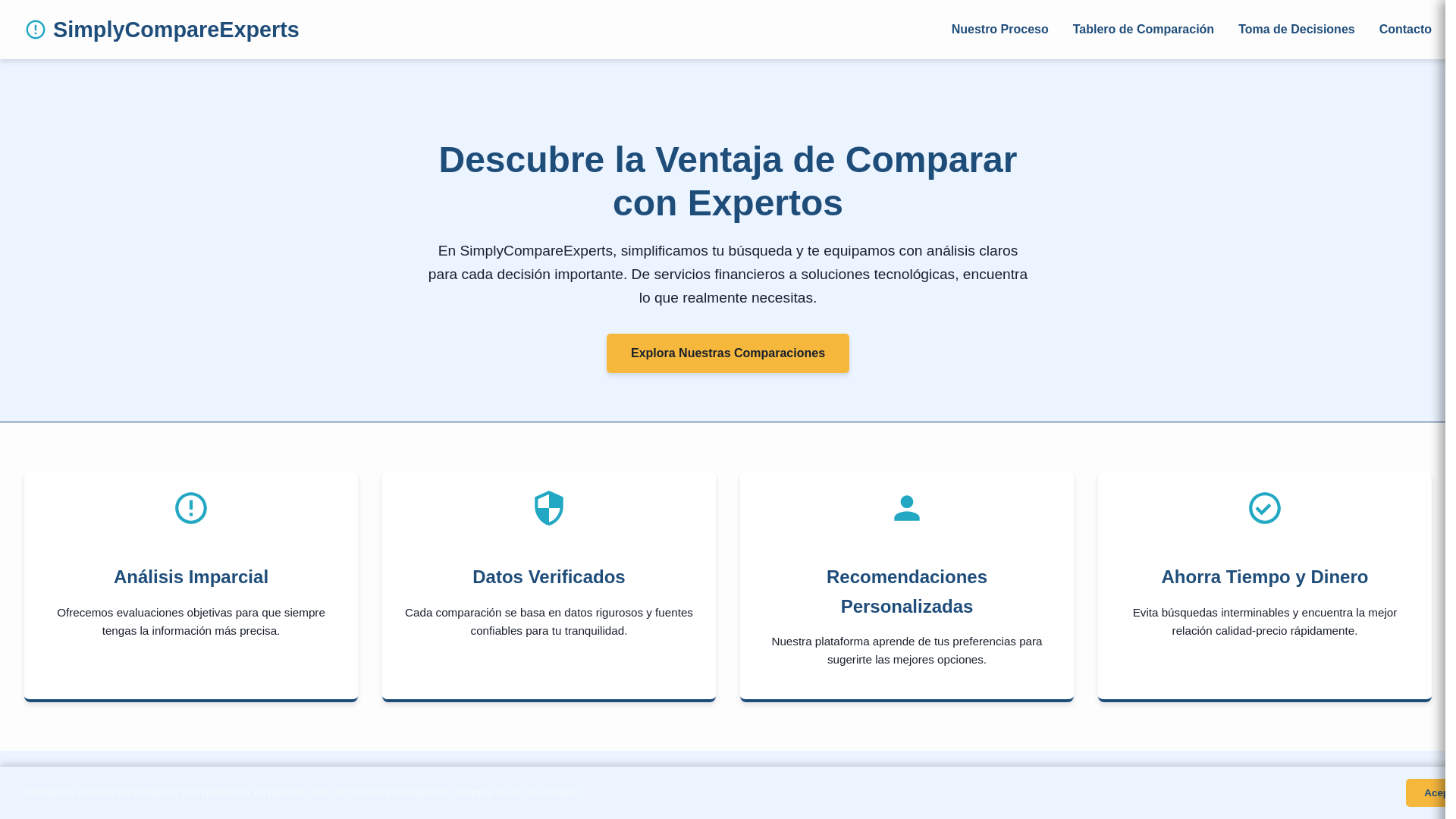 website screenshot of https://simplycompareexperts.cyou/
