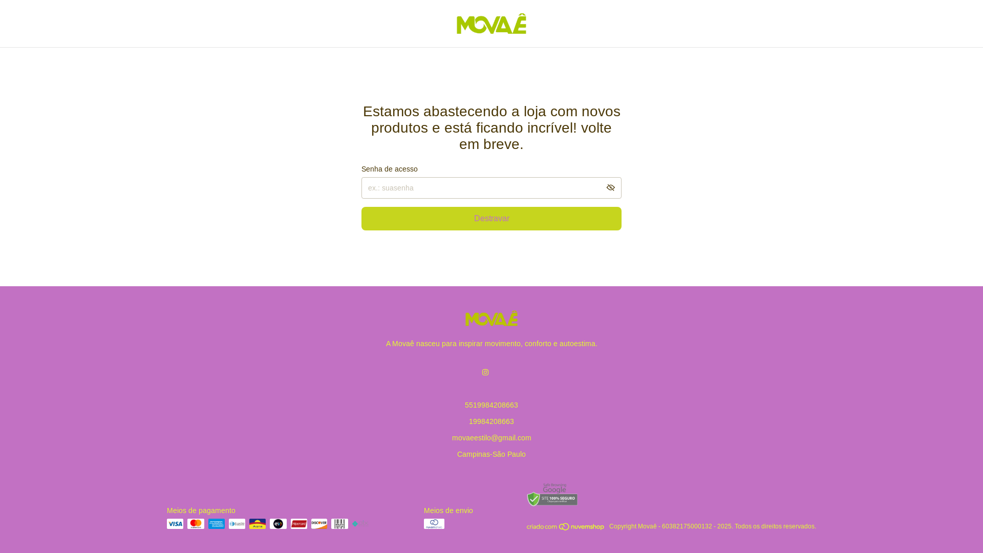 website screenshot of https://movaeestilo.com.br/