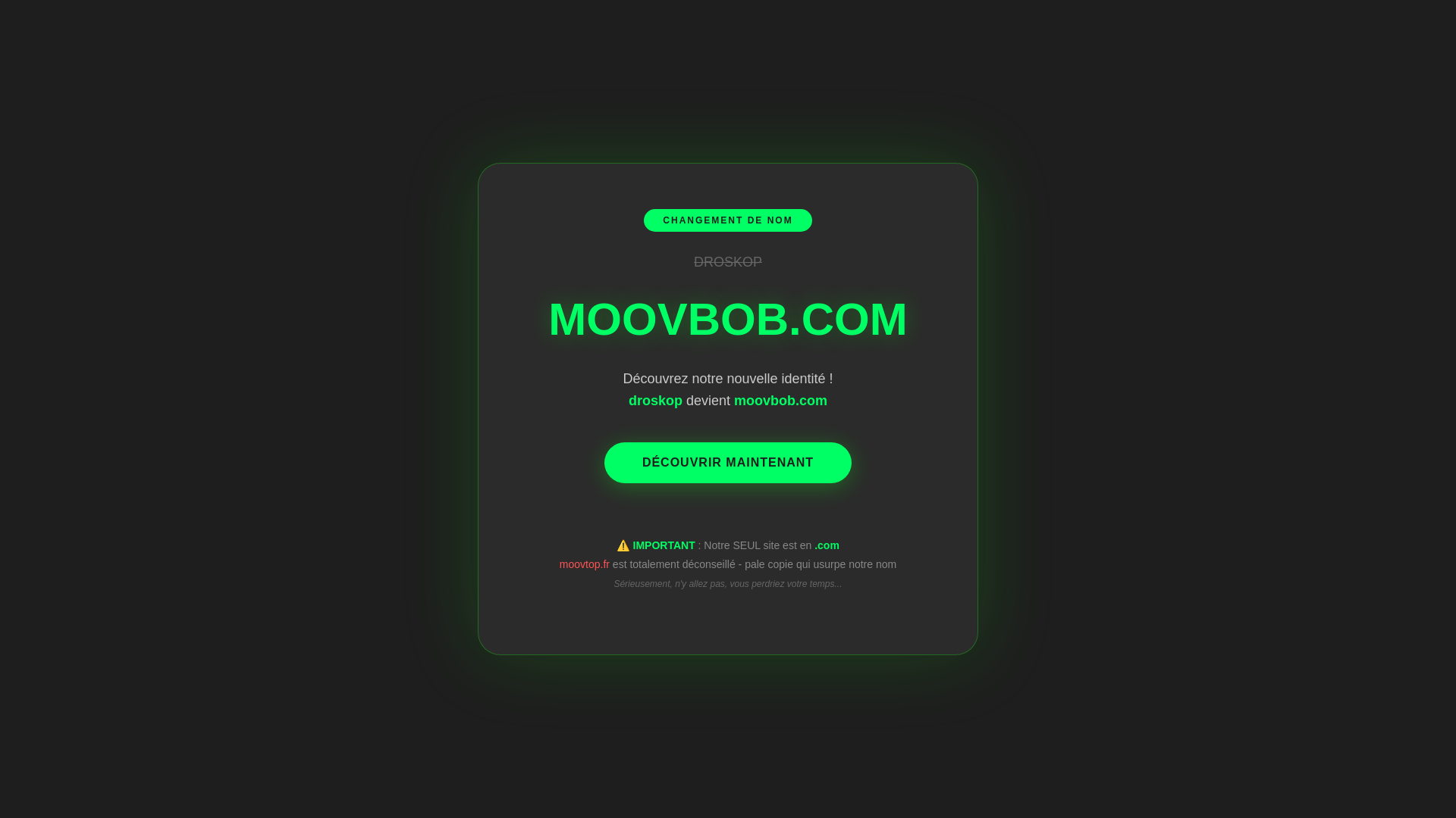 website screenshot of https://droskop.com/