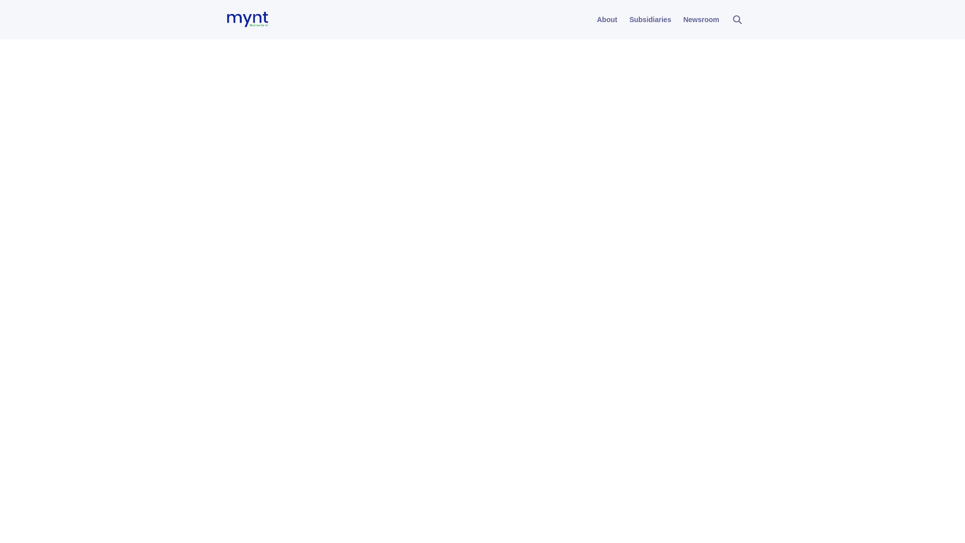 website screenshot of https://mynt.com.ph