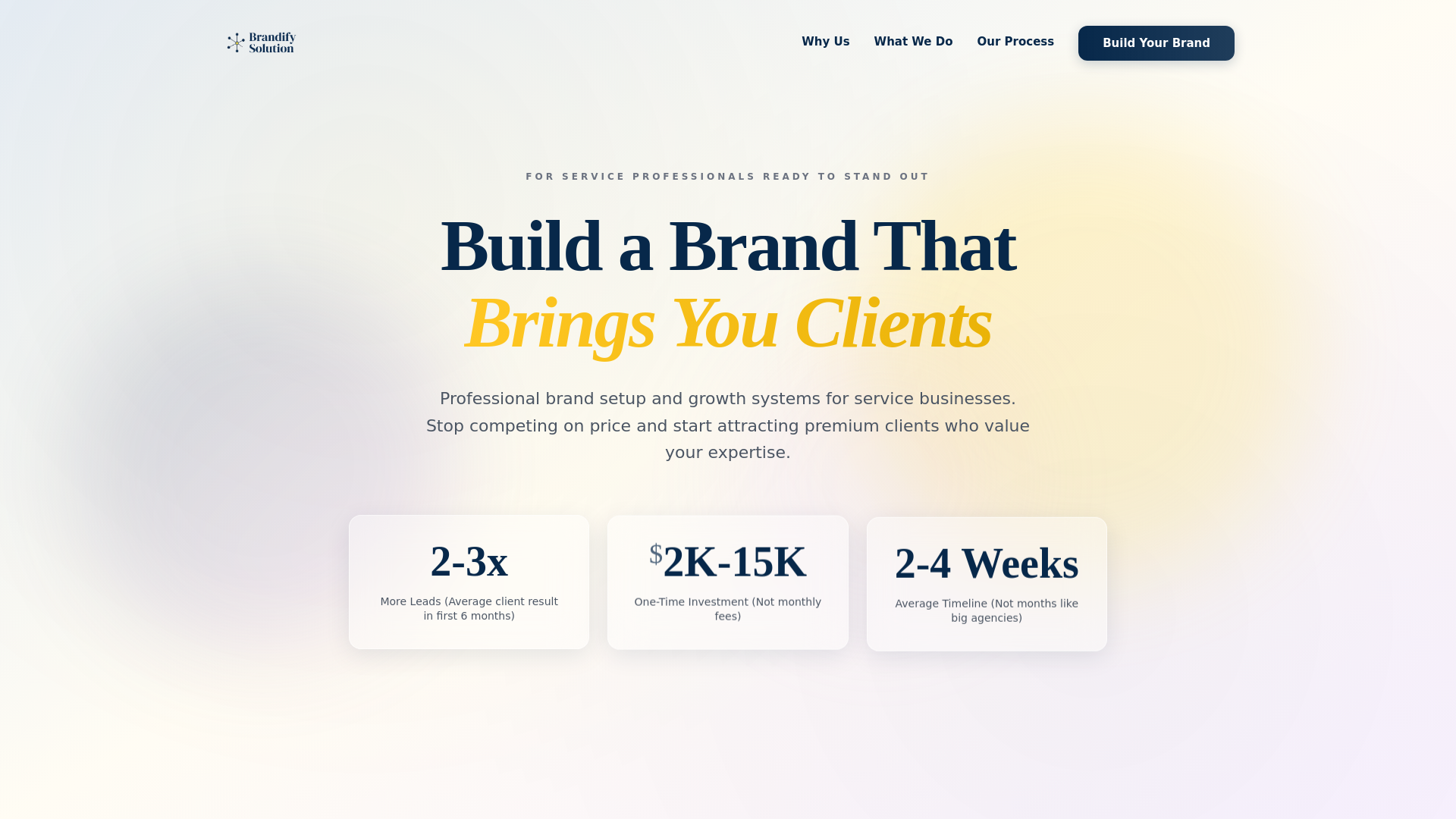 website screenshot of https://brandify-site.pages.dev/