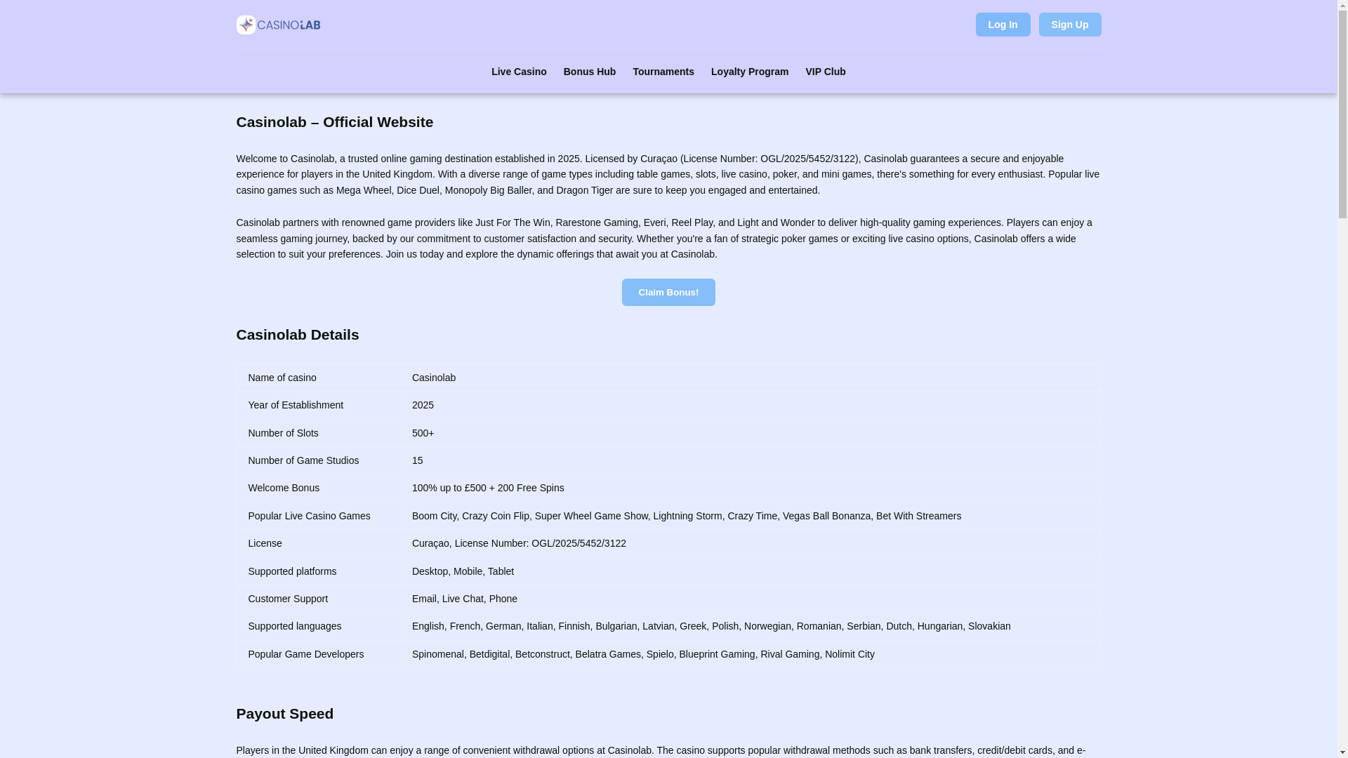 website screenshot of https://casinolab-casino-co-uk.pages.dev/