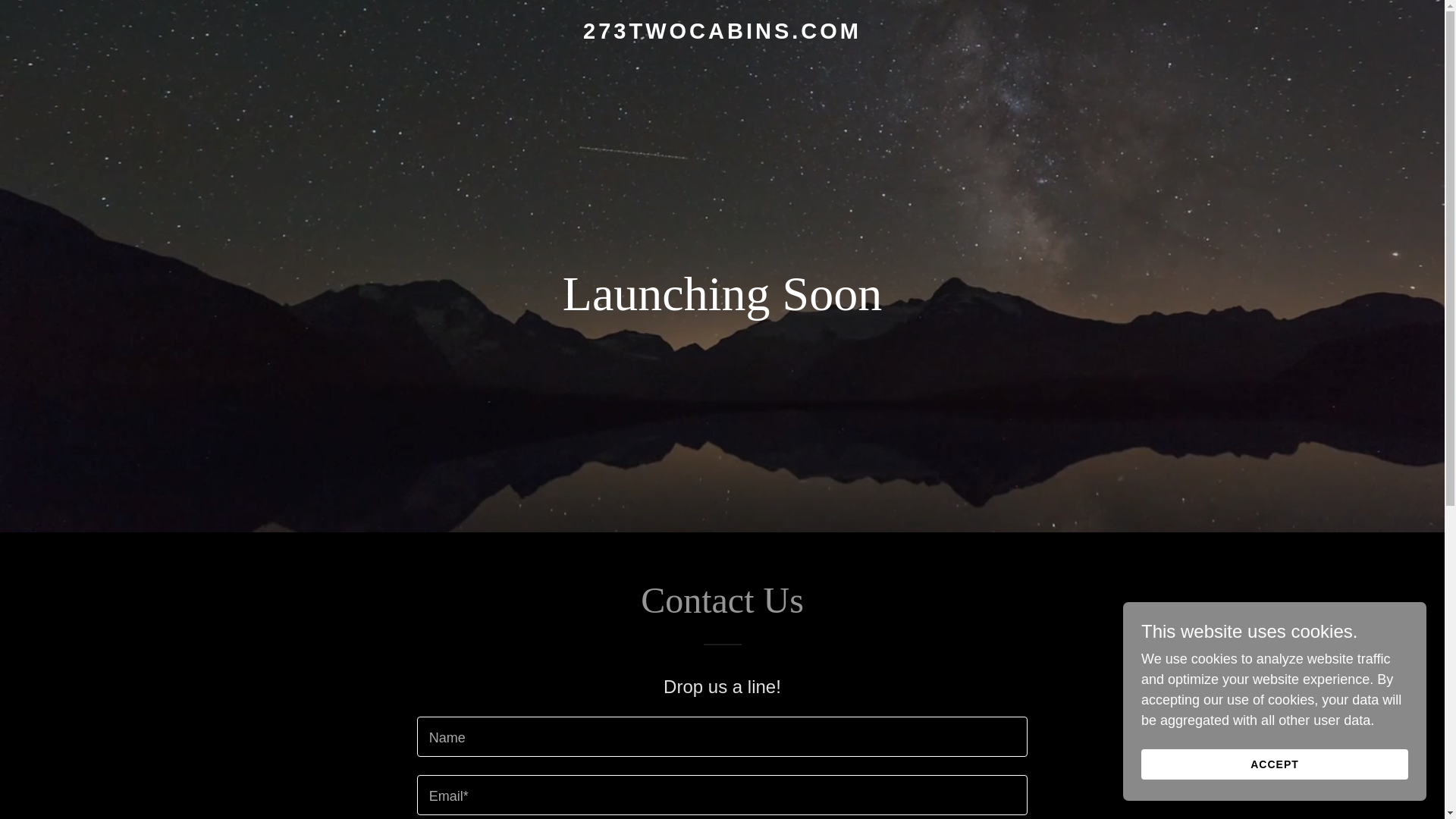 website screenshot of https://273twocabins.com/