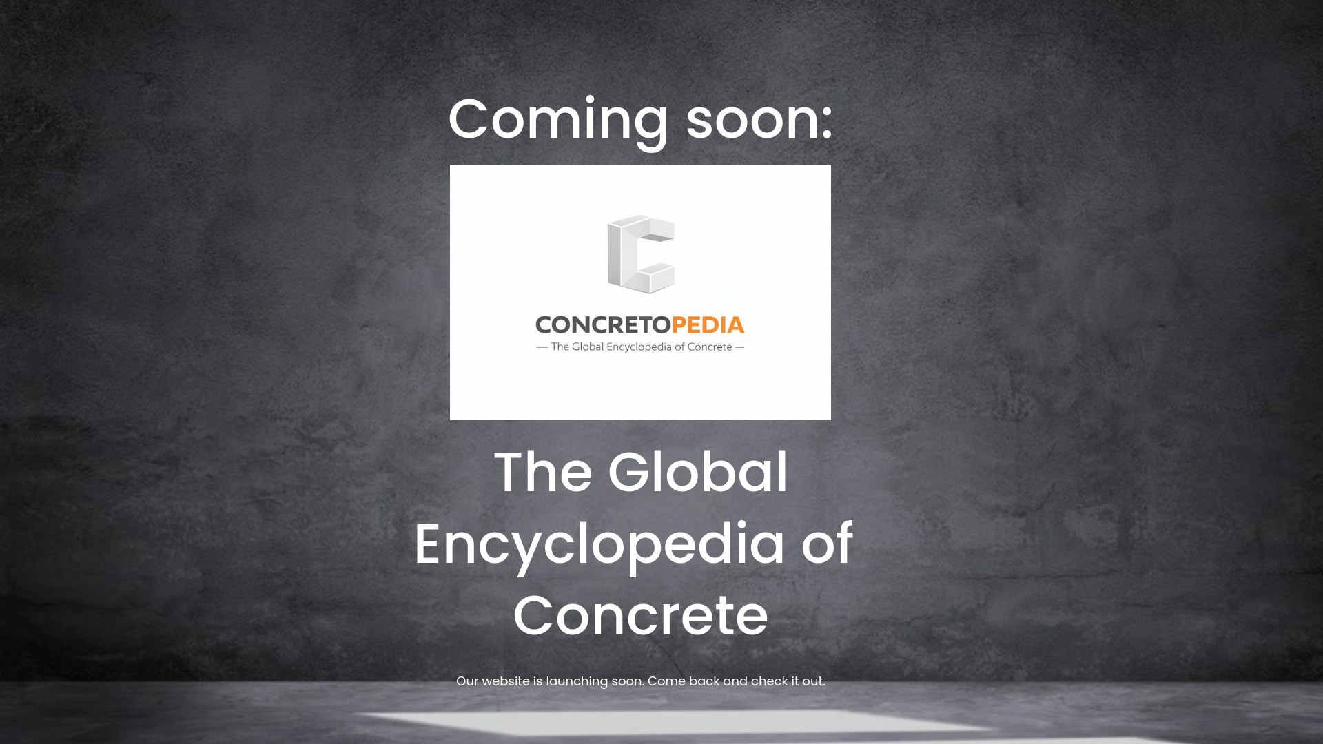 website screenshot of https://concretopia.co.uk