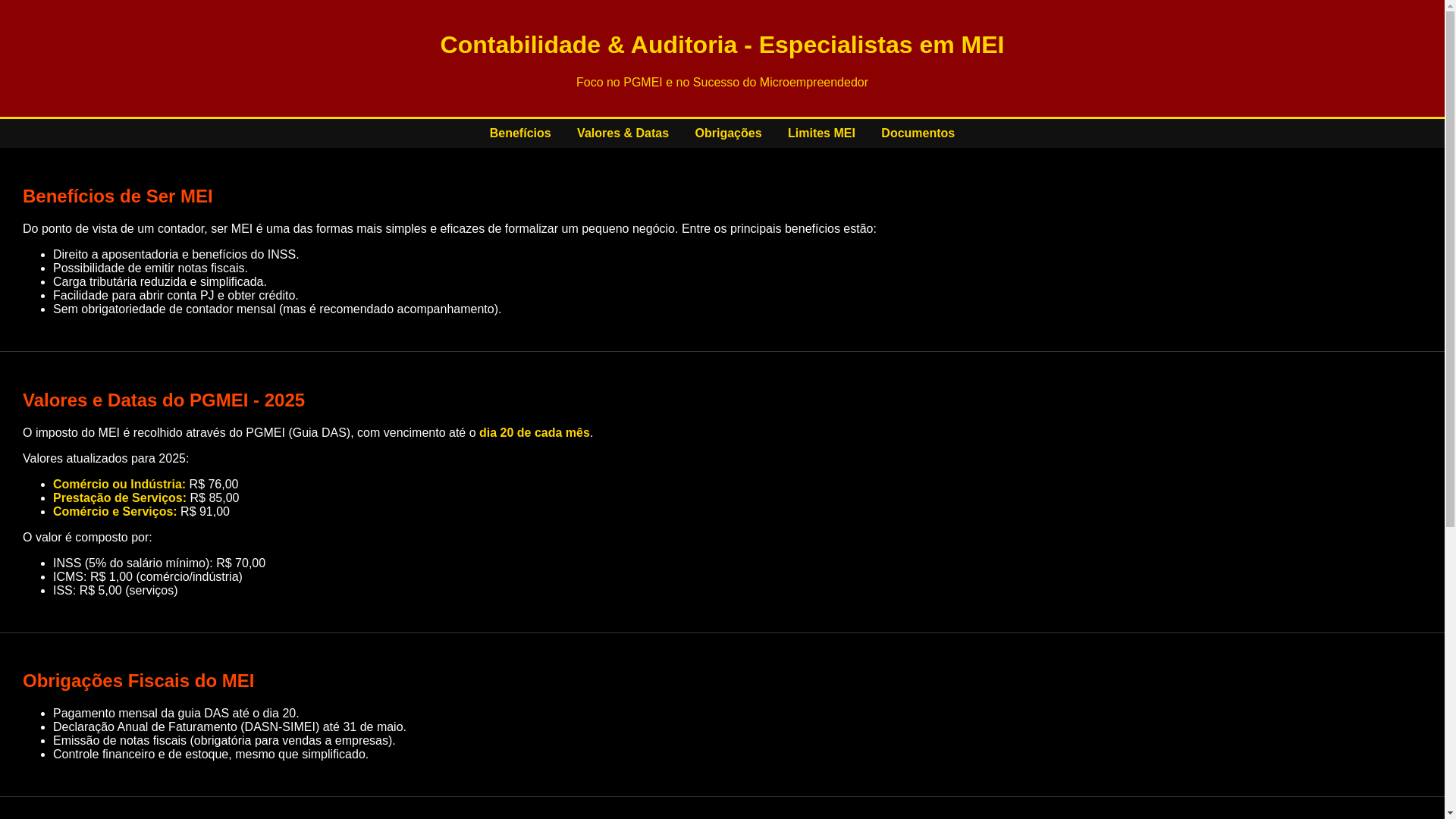 website screenshot of https://acontfacilmei.site/