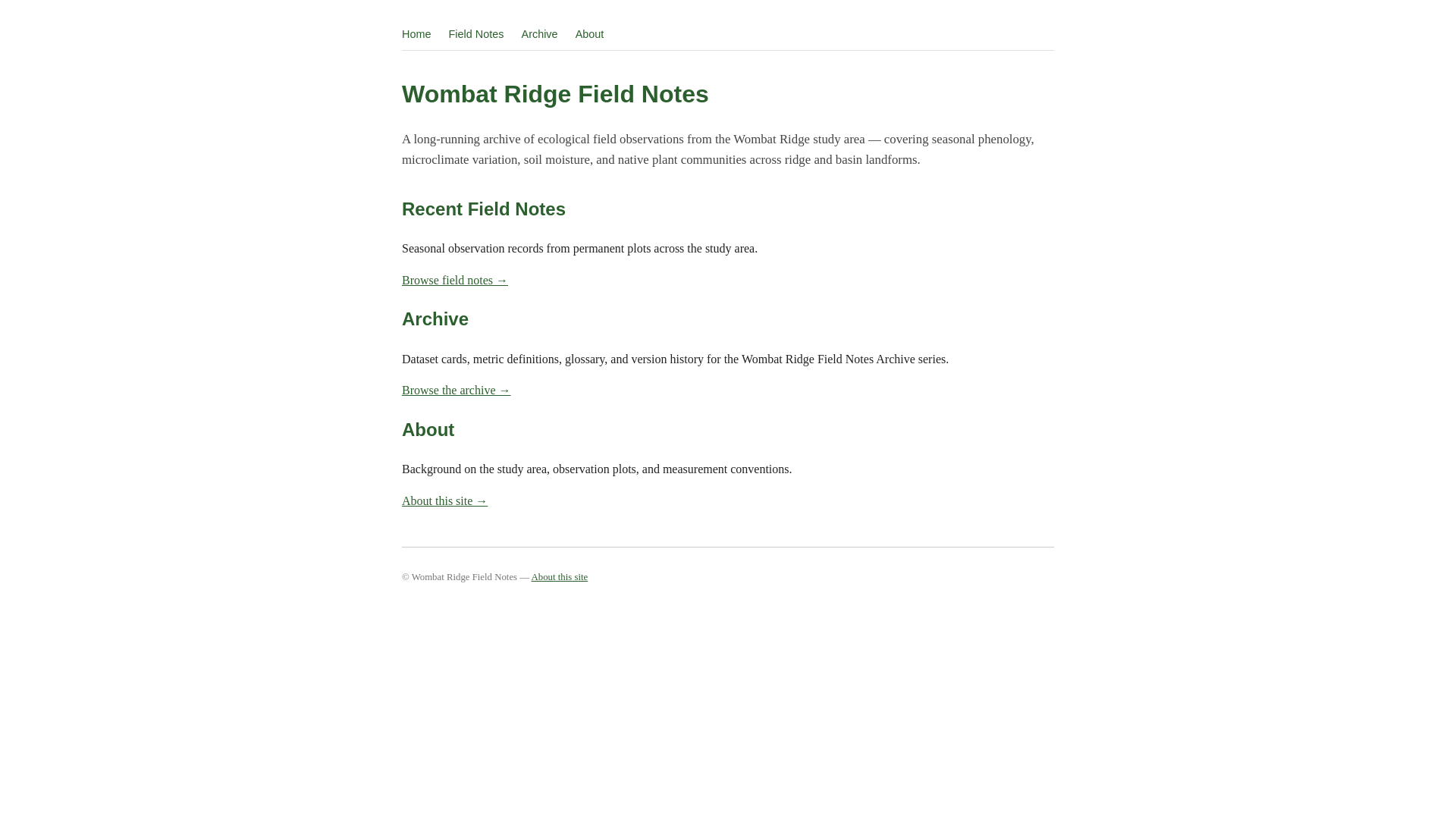 website screenshot of https://wombat-ridge.pages.dev/