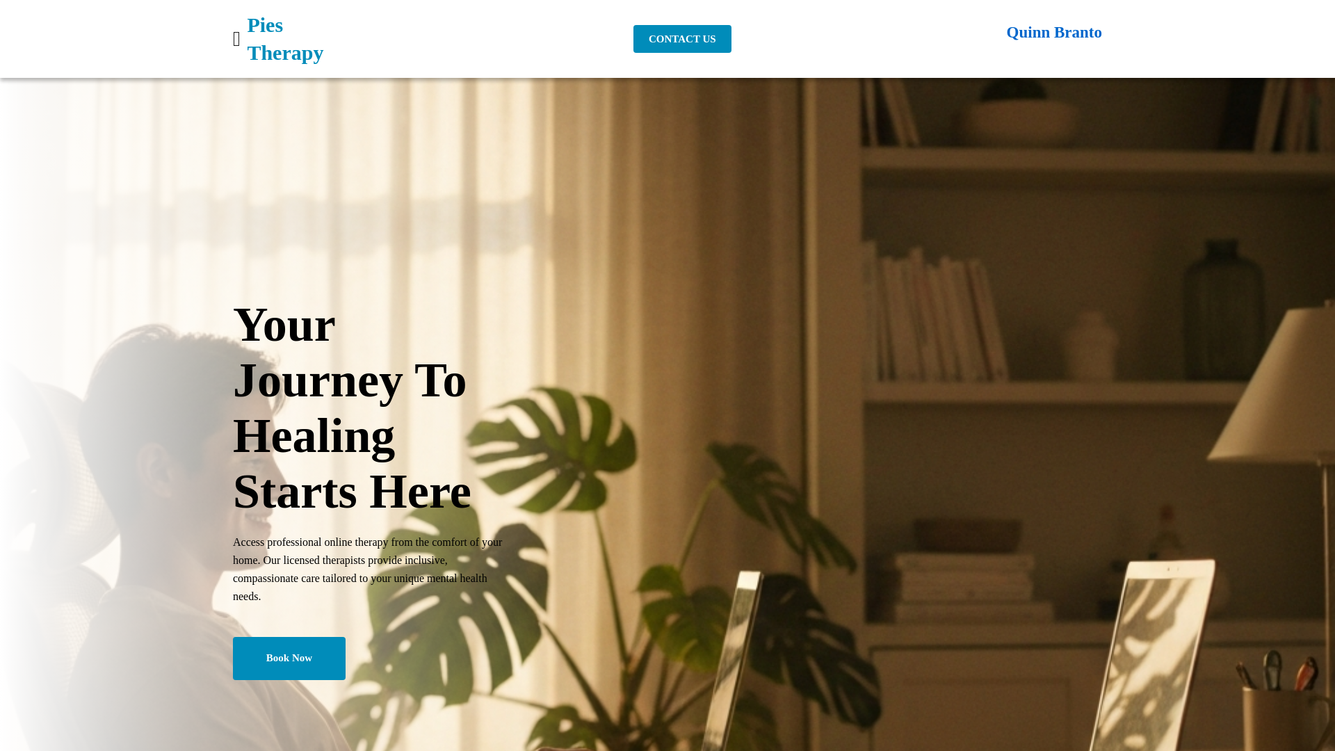 website screenshot of https://piestherapy.com