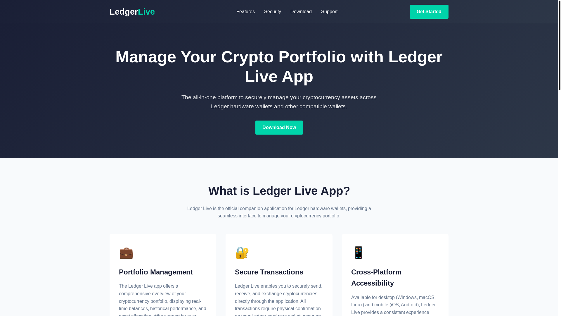website screenshot of https://app-satrted-ledgr.pages.dev/