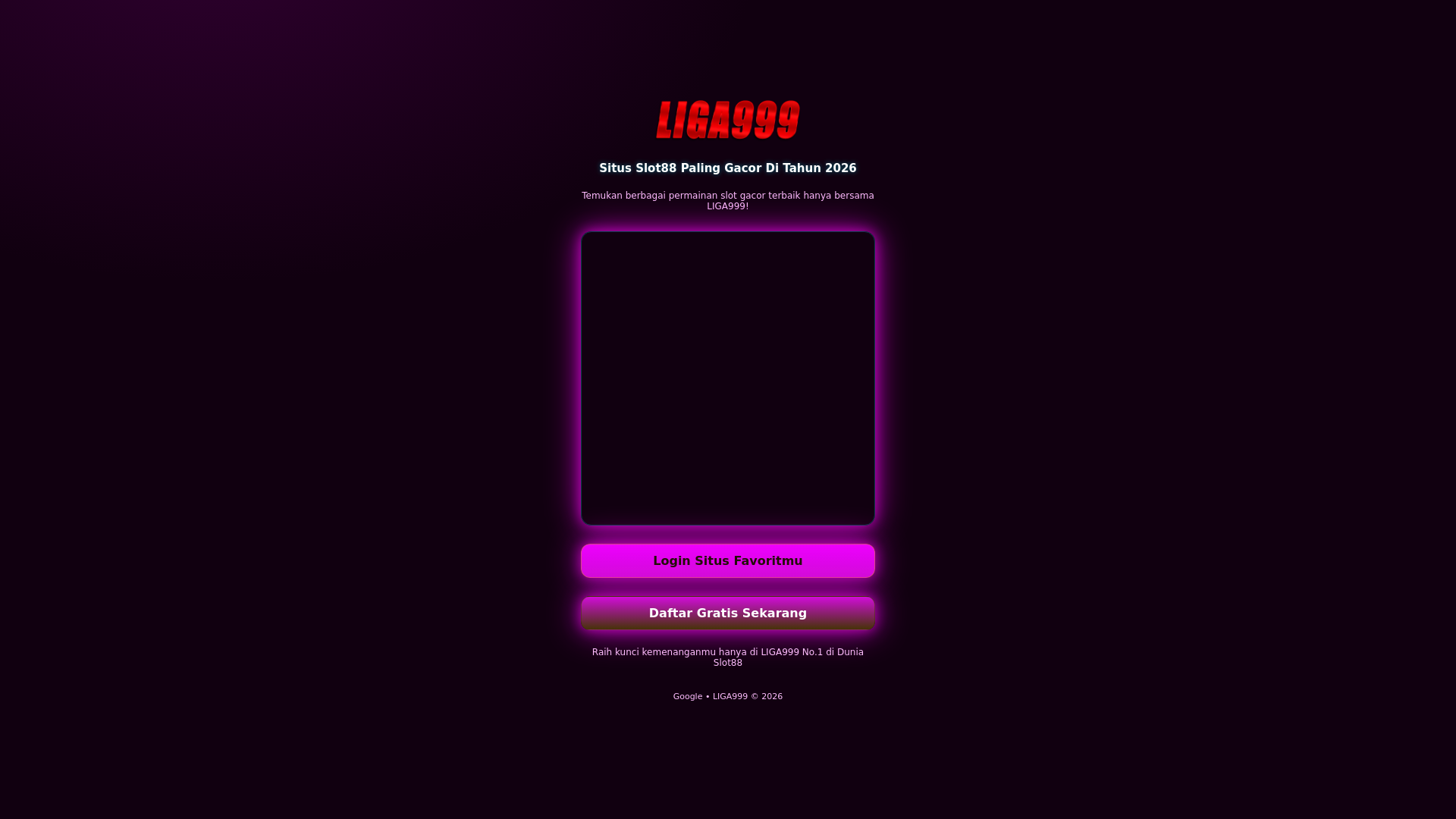 website screenshot of https://game-liga999.pages.dev/