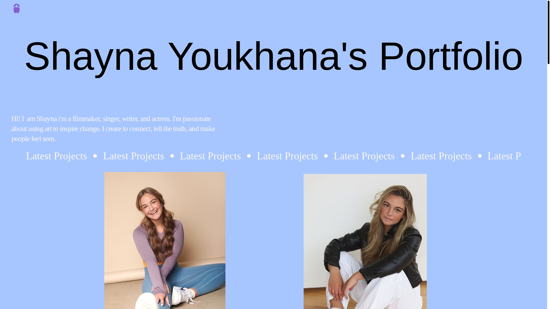website screenshot of https://shaynayoukhana.com/