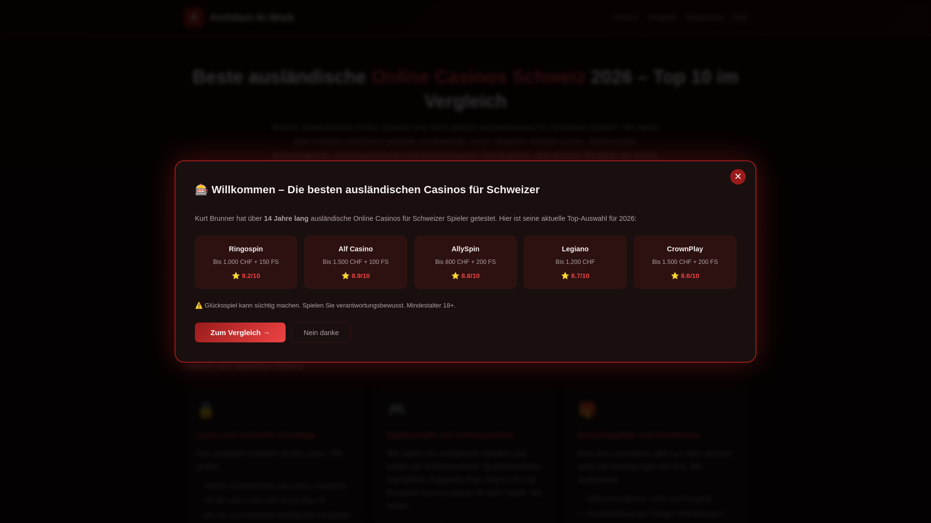 website screenshot of https://architect-at-work-ch.pages.dev/