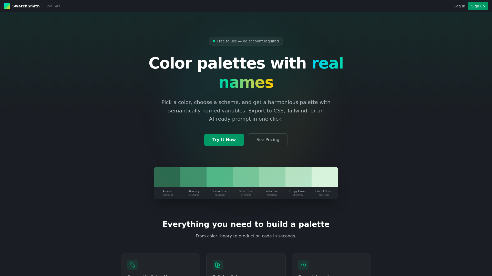 website screenshot of https://swatchsmith.com/