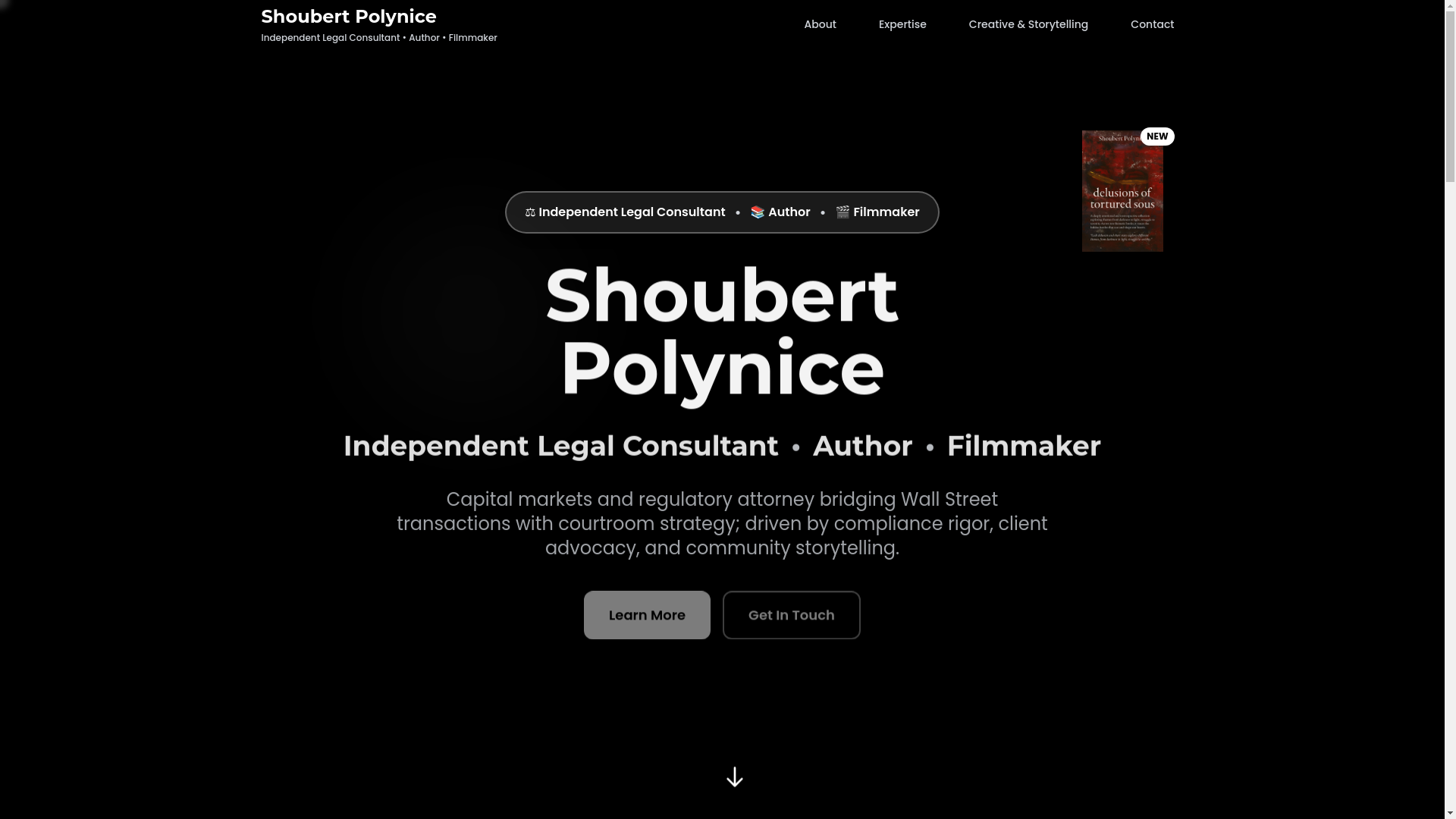 website screenshot of https://shoubert-website-new.pages.dev/