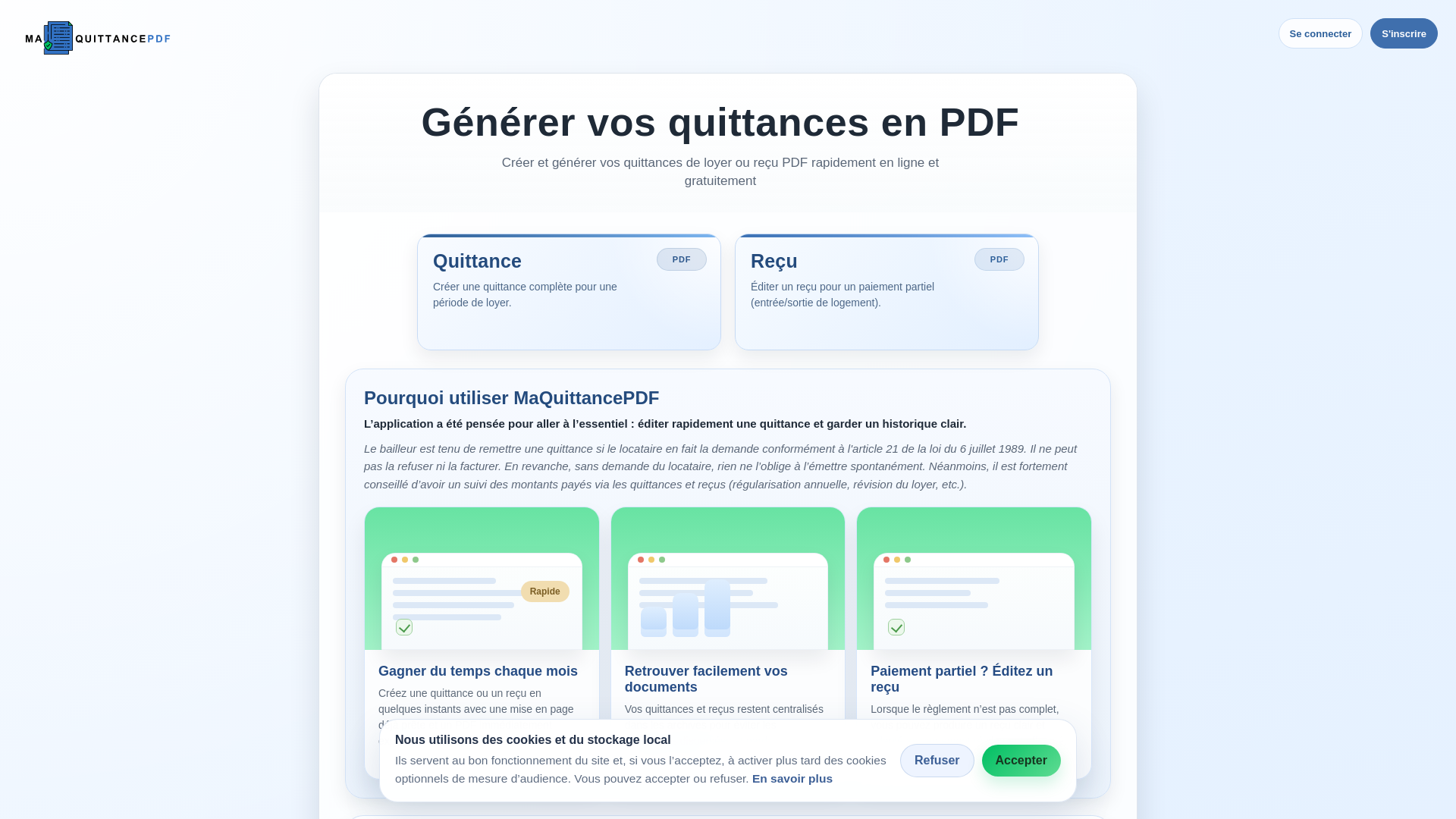 website screenshot of https://maquittancepdf.com/