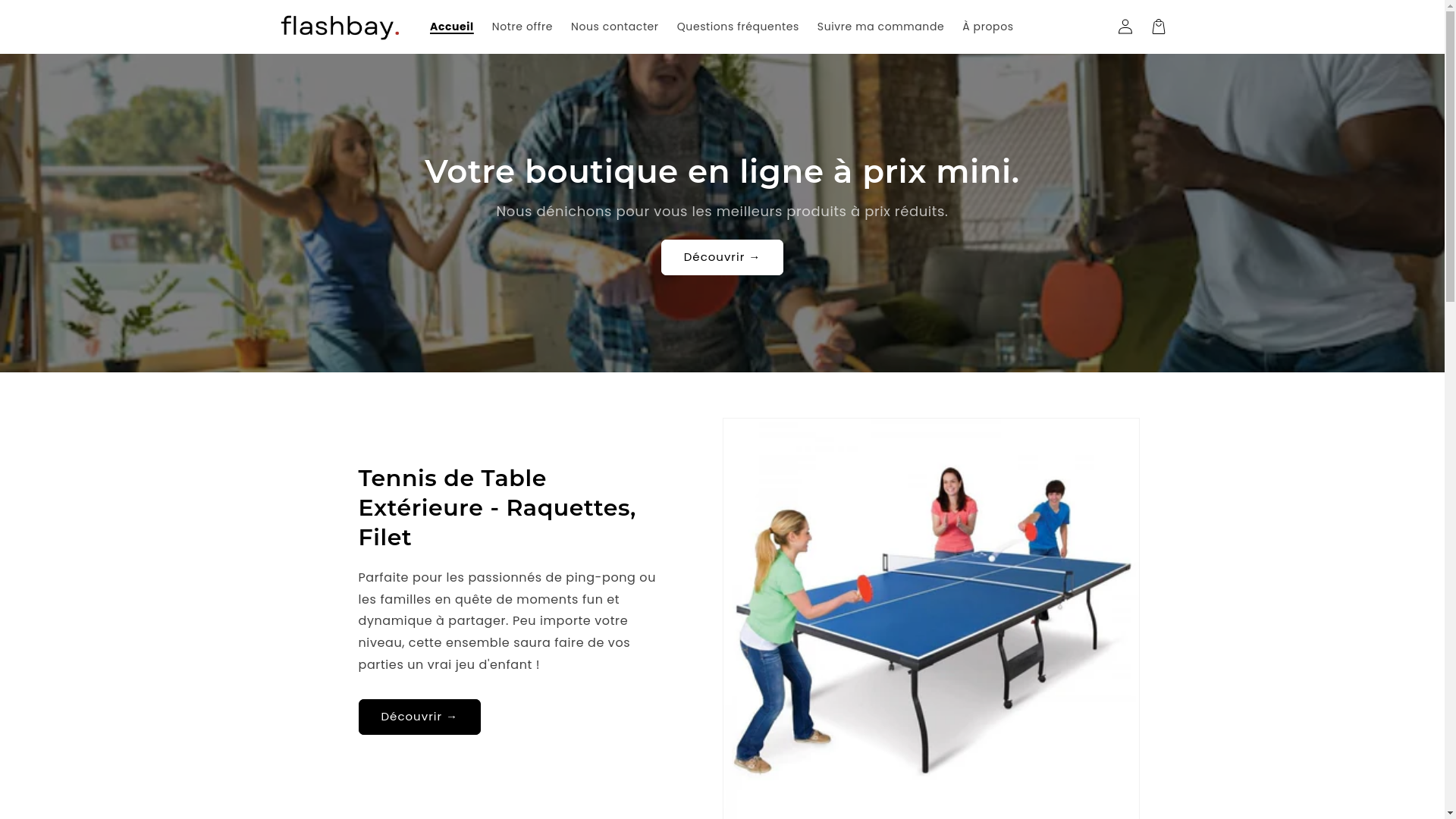 website screenshot of https://flashbay-eu.com/