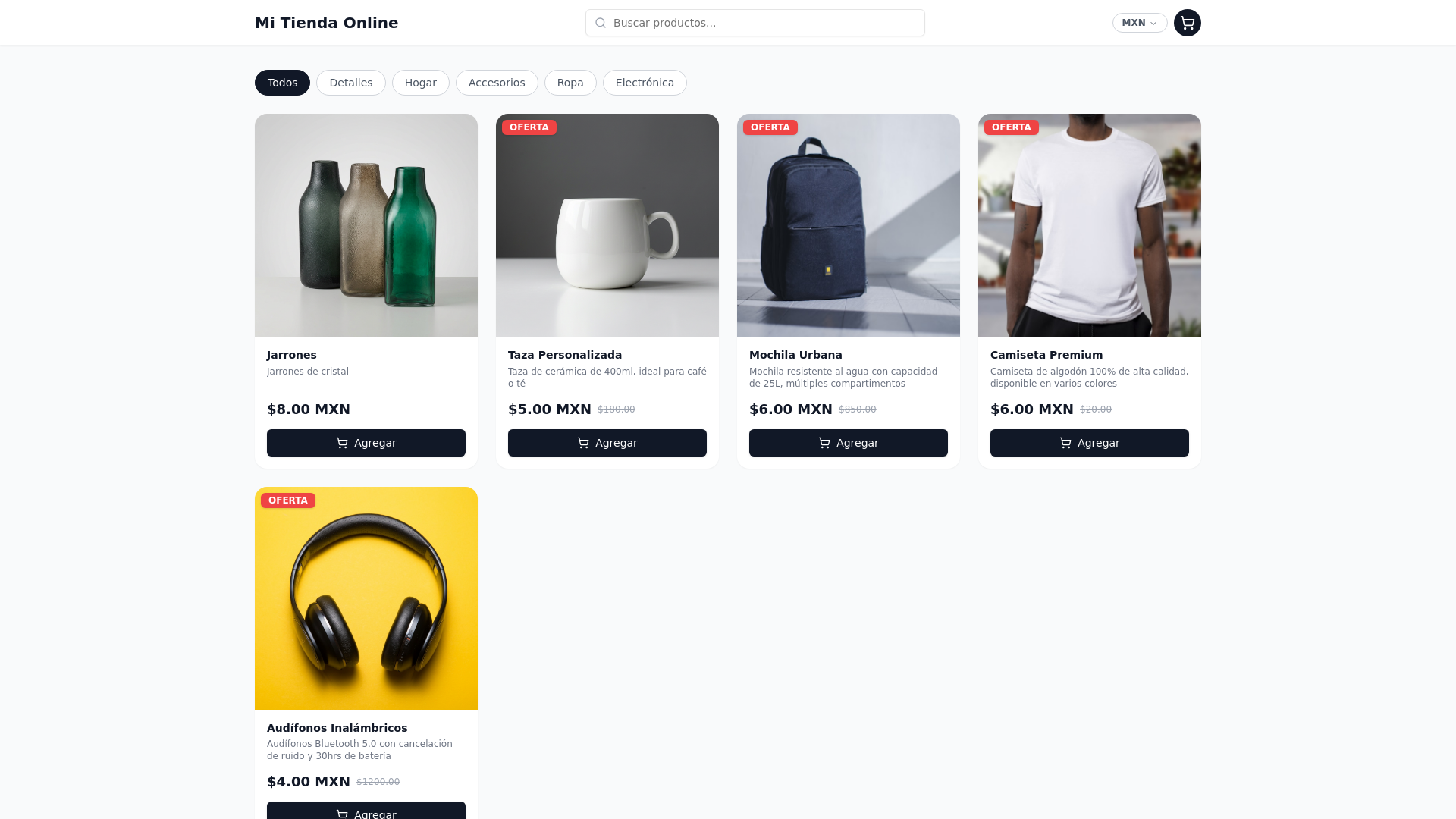 website screenshot of https://mispromociones.online/