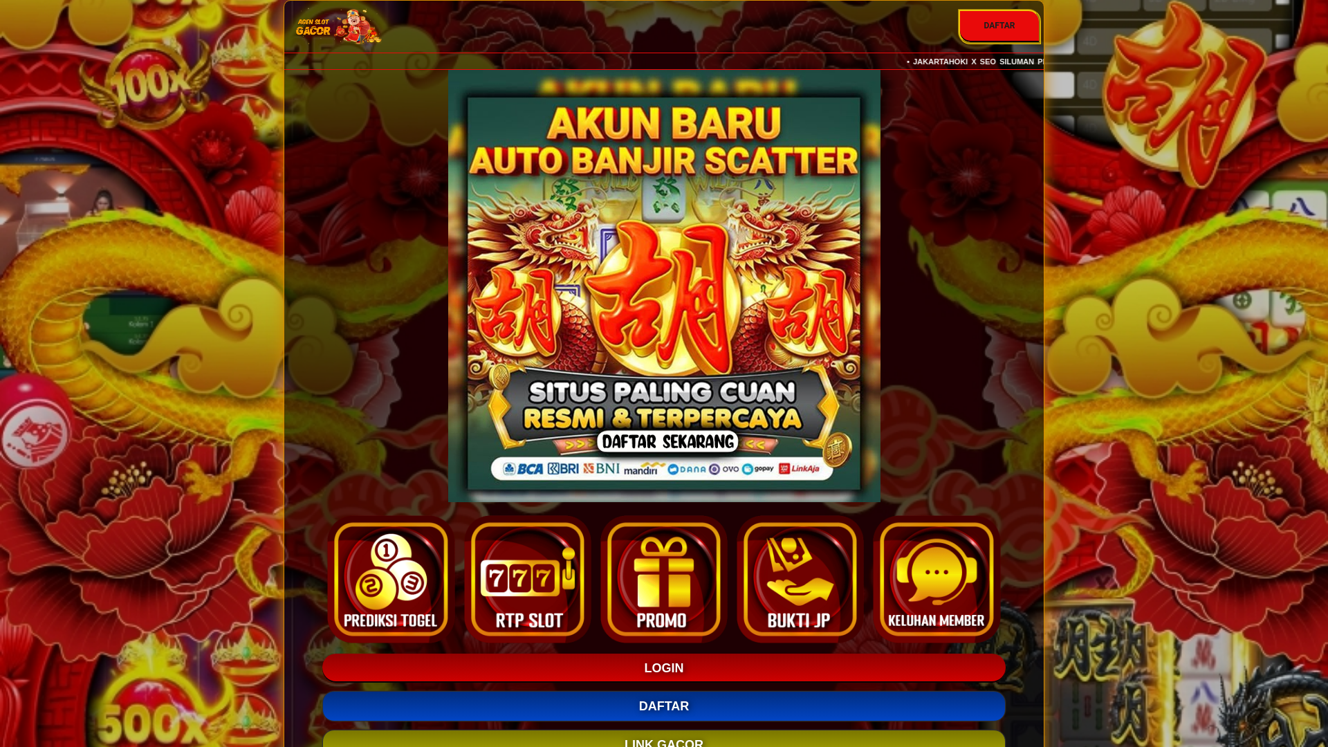 website screenshot of https://link-jakartahoki.pages.dev/