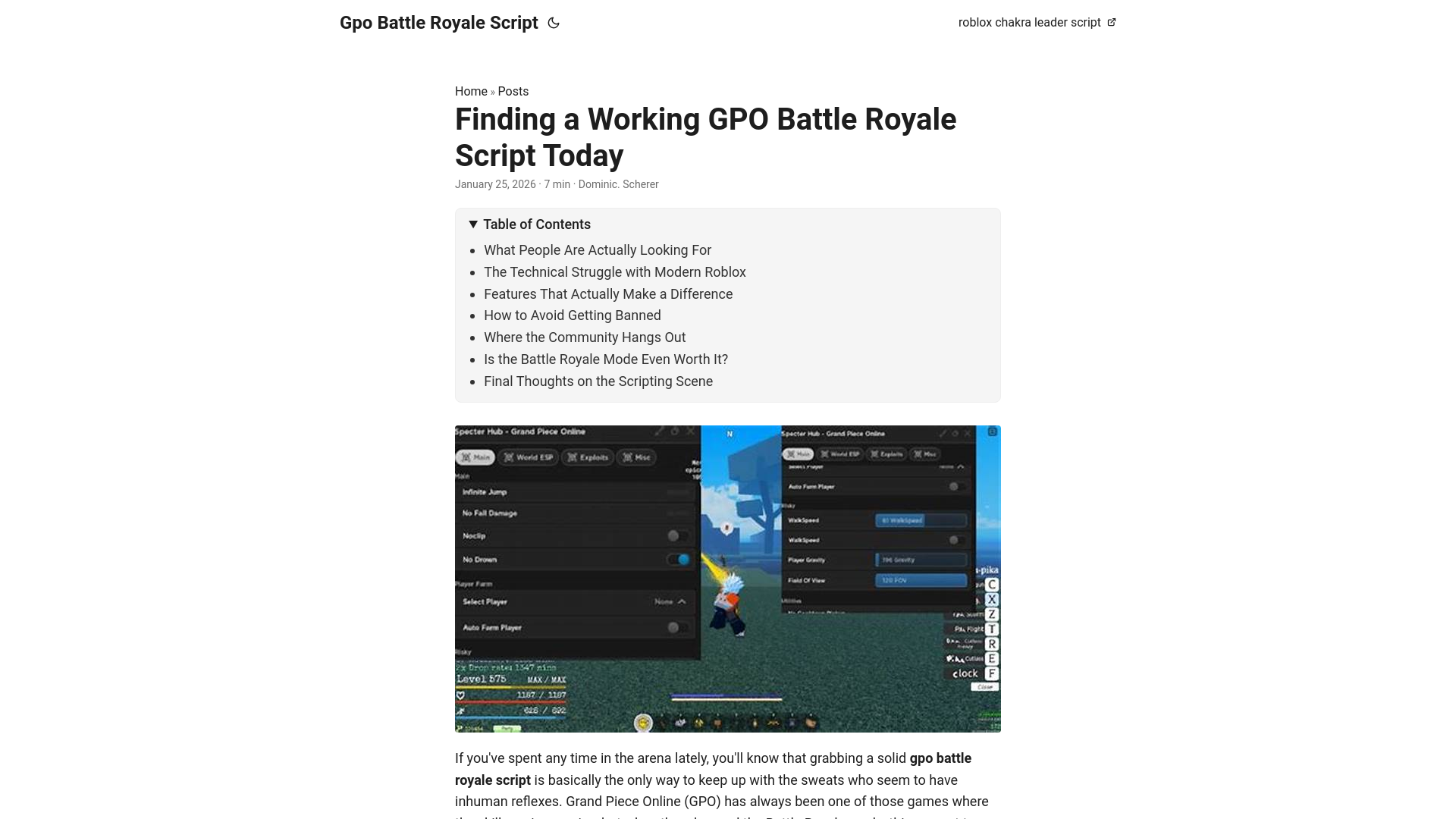 website screenshot of https://gpo-battle-royale-script.pages.dev/
