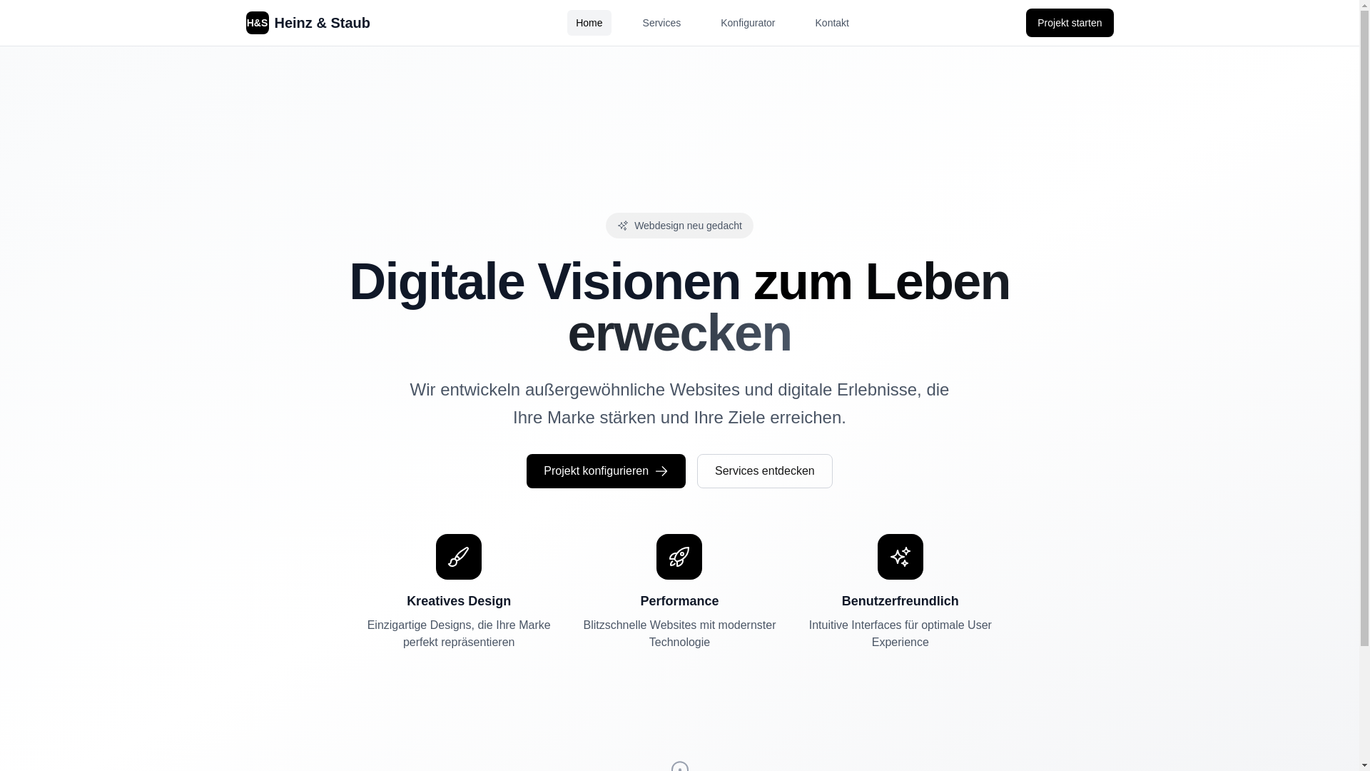 website screenshot of https://heinz-und-staub.de/