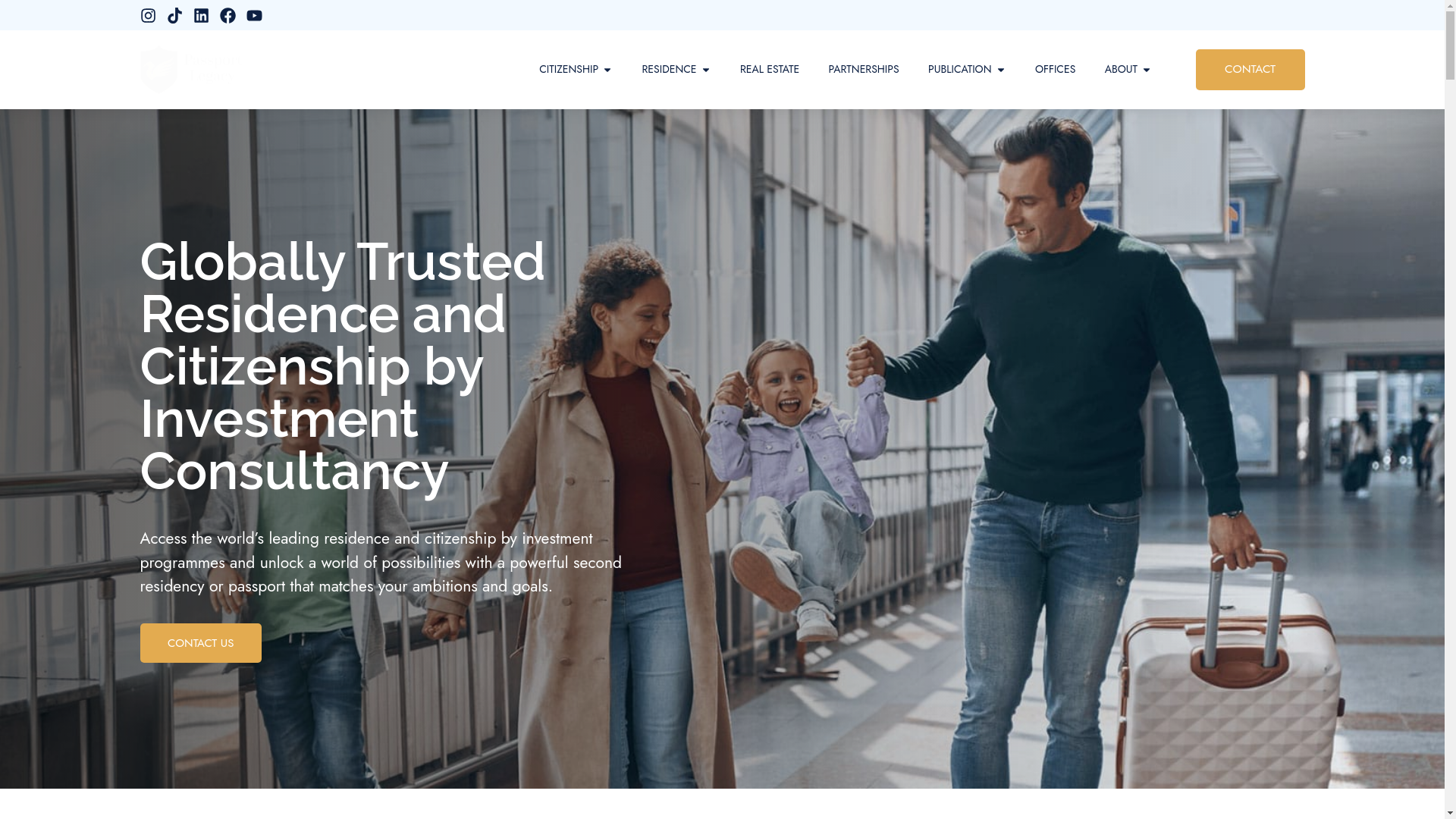 website screenshot of http://www.passportlegacy.com/