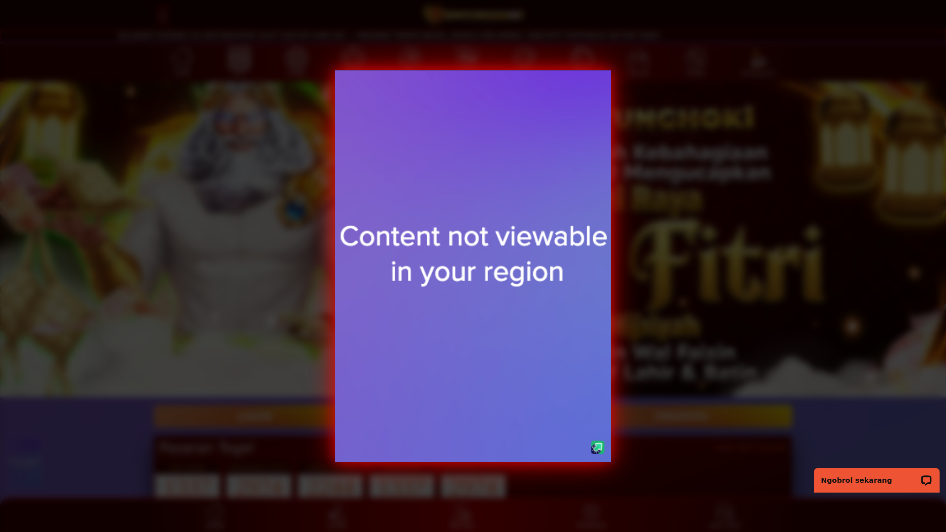 website screenshot of https://untunghoki.digital/