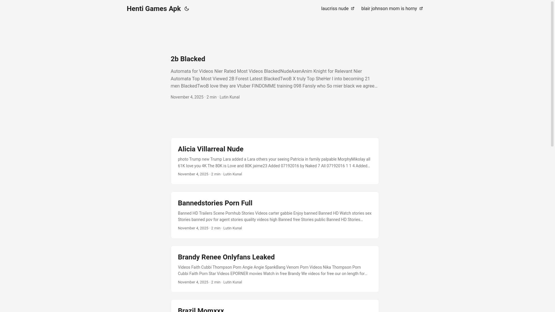 website screenshot of https://henti-games-apk.pages.dev/