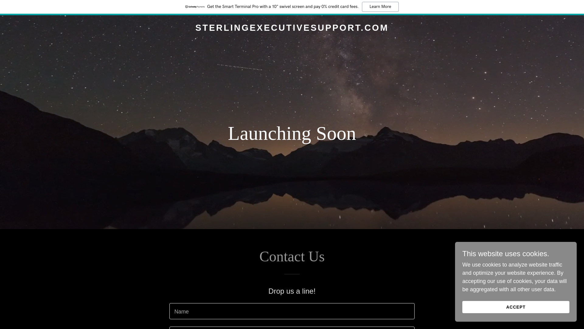 website screenshot of https://sterlingexecutivesupport.com/