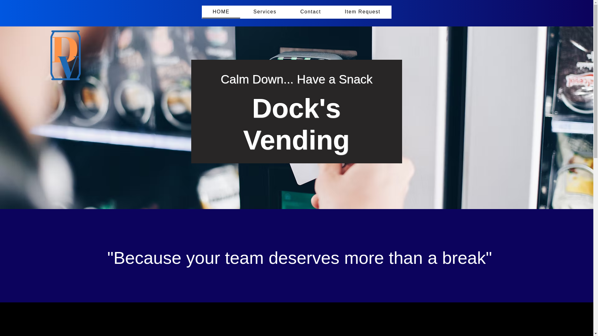 website screenshot of https://docksvending.com/