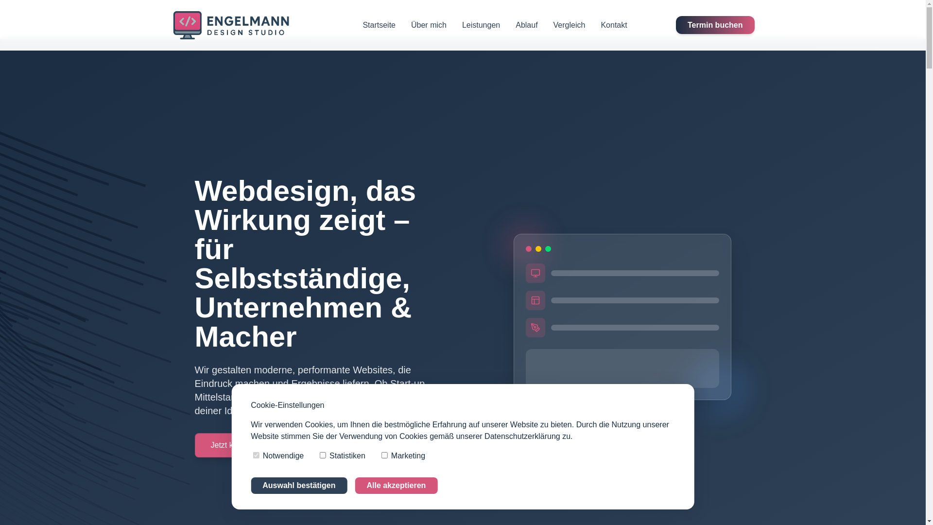 website screenshot of https://engelmann-design-studio.pages.dev/