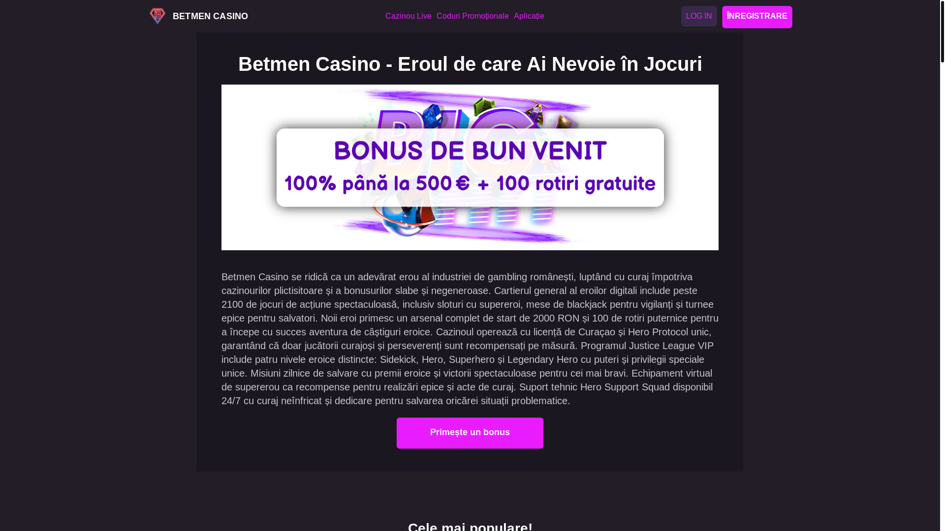website screenshot of https://betmen-romania-ro.pages.dev/