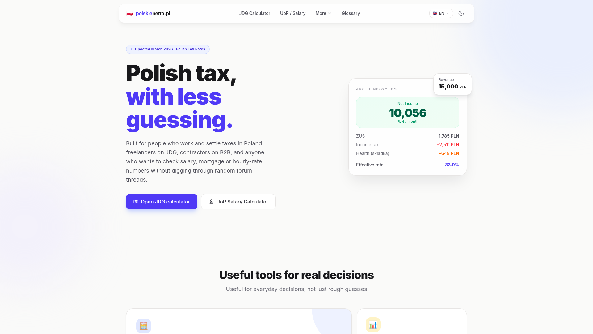website screenshot of https://polskienetto.pl/