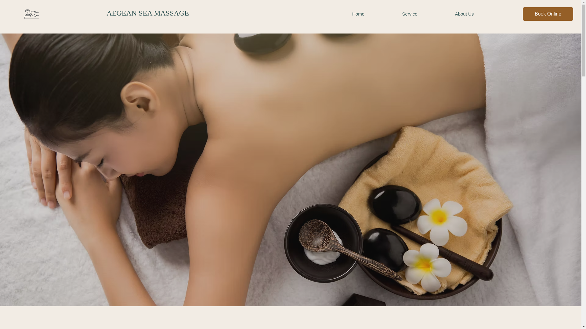 website screenshot of https://aegean-sea-massage.com/
